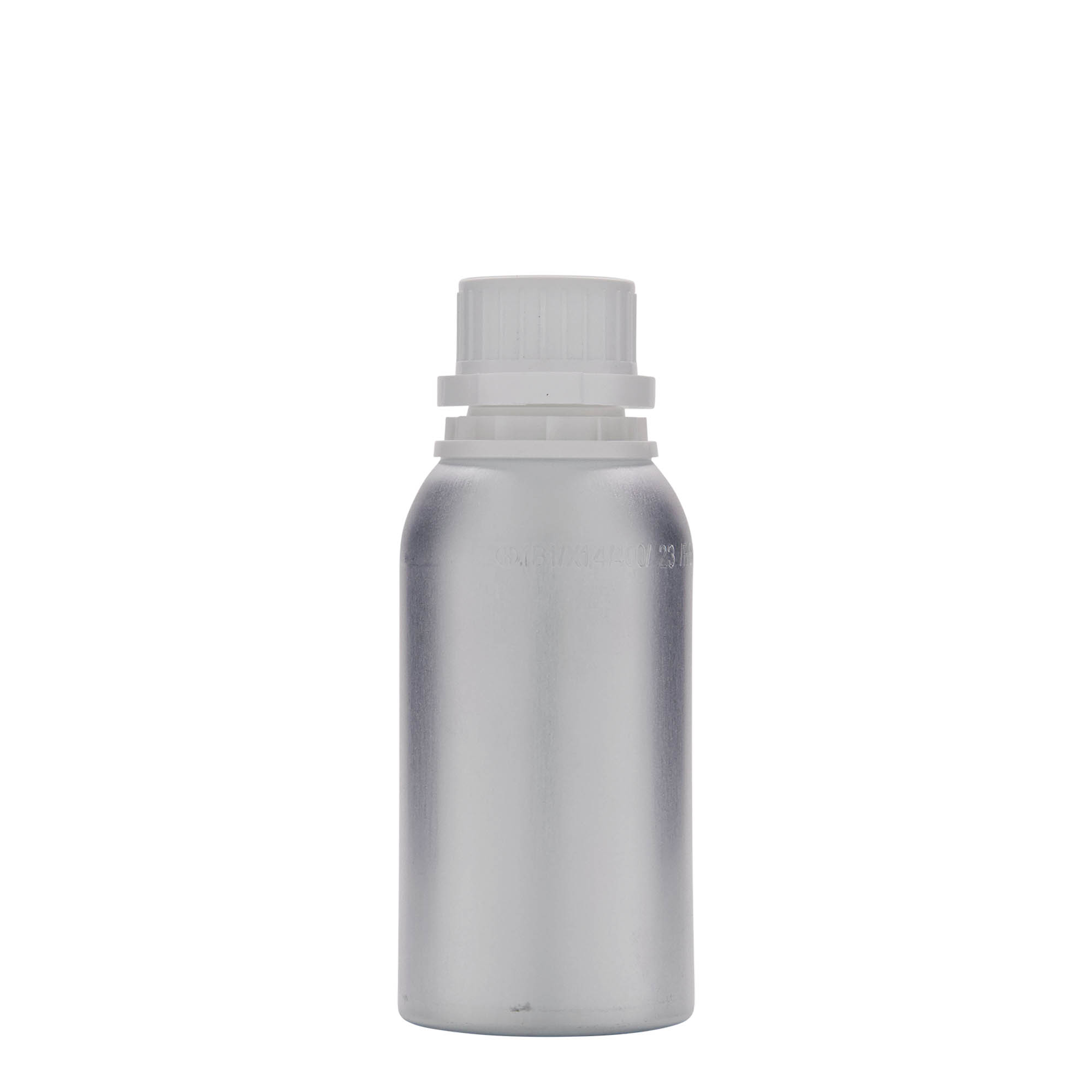 275 ml garrafa de alumínio, metal, prata, bocal: DIN 32 275 ml garrafa de alumínio, metal, prata, bocal: DIN 32