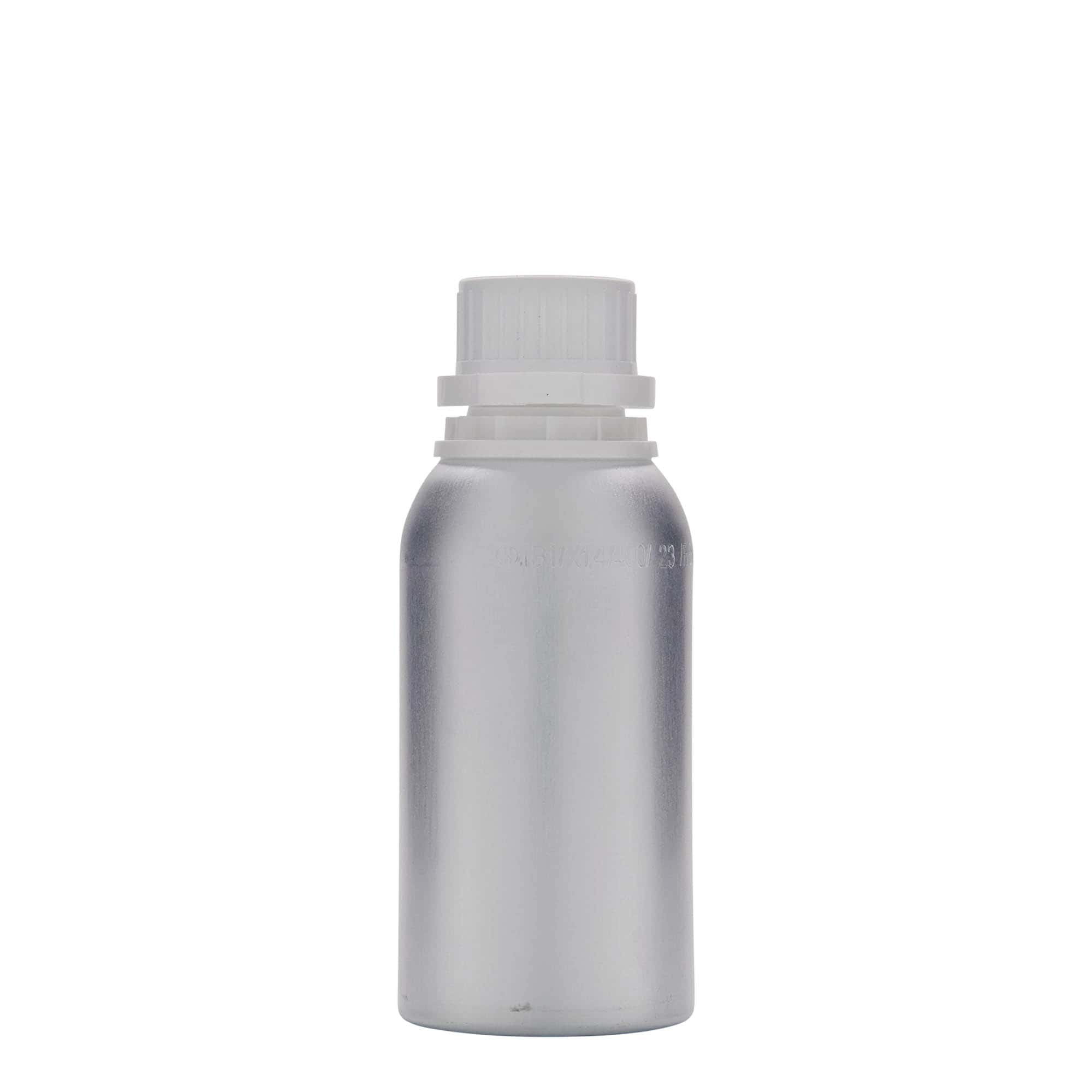 275 ml garrafa de alumínio, metal, prata, bocal: DIN 32