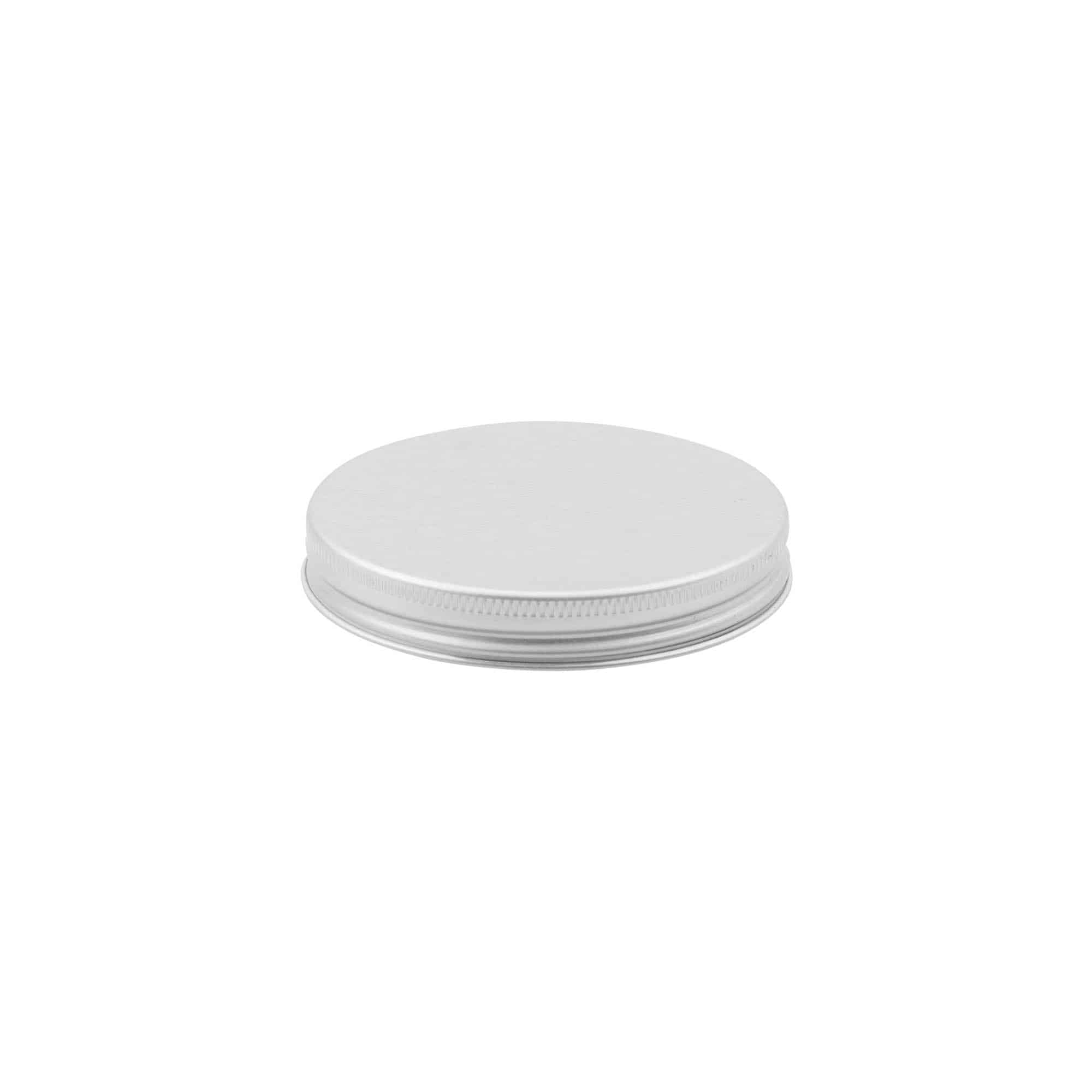 Tampa de rosca, metal, prateado, para boca: GPI 70/400 Tampa de rosca, metal, prateado, para boca: GPI 70/400