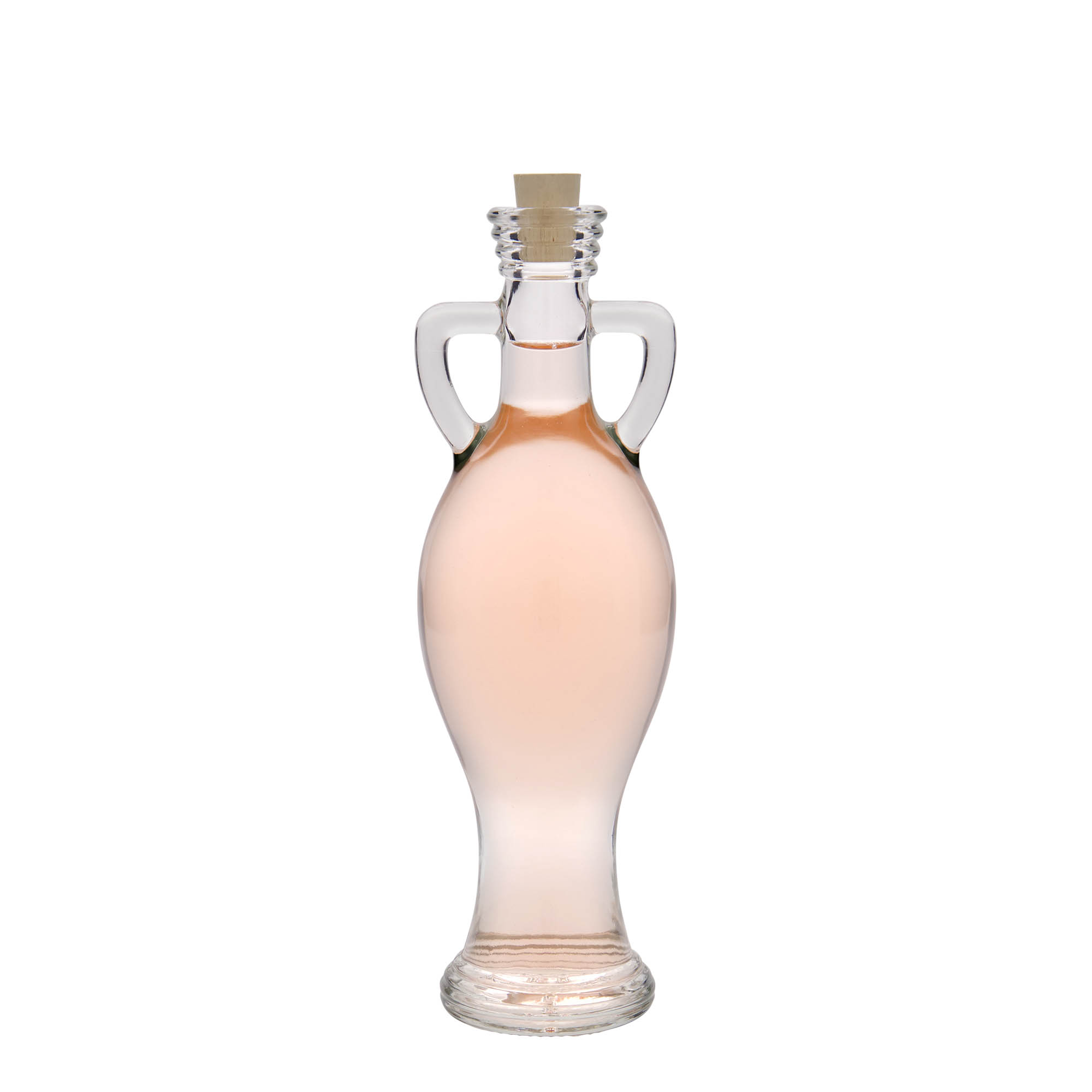 Frasco de vidro de 200 ml 'Ânfora', Boca: Cortiça Frasco de vidro de 200 ml 'Ânfora', Boca: Cortiça