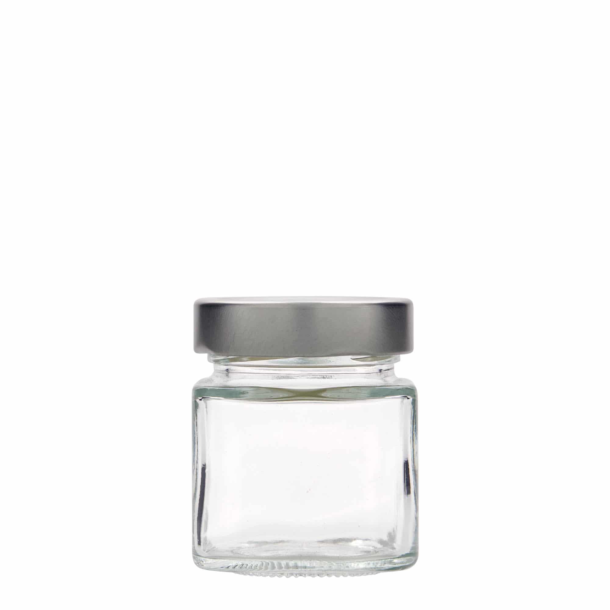 156 ml frasco quadrado 'Funny', boca: Deep-Twist-Off (DTO 58)