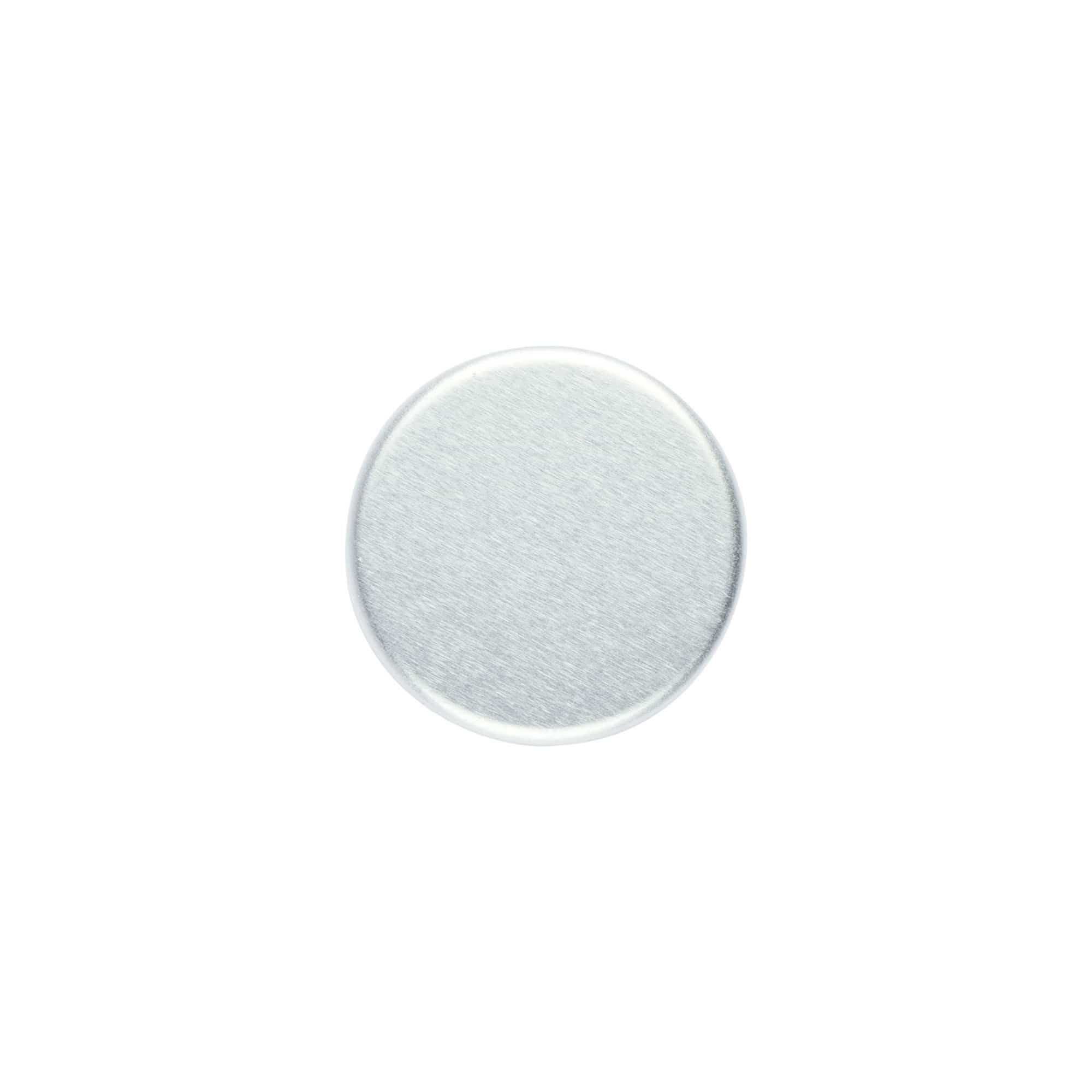 Tampa de rosca, metal, prateado, para boca: GPI 28/400