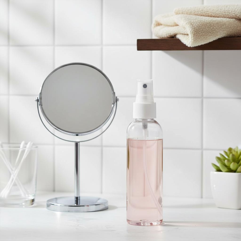 Tampa de rosca com pulverizador spray, plástico PP, branco, para bocal: 20/410 Tampa de rosca com pulverizador spray, plástico PP, branco, para bocal: 20/410