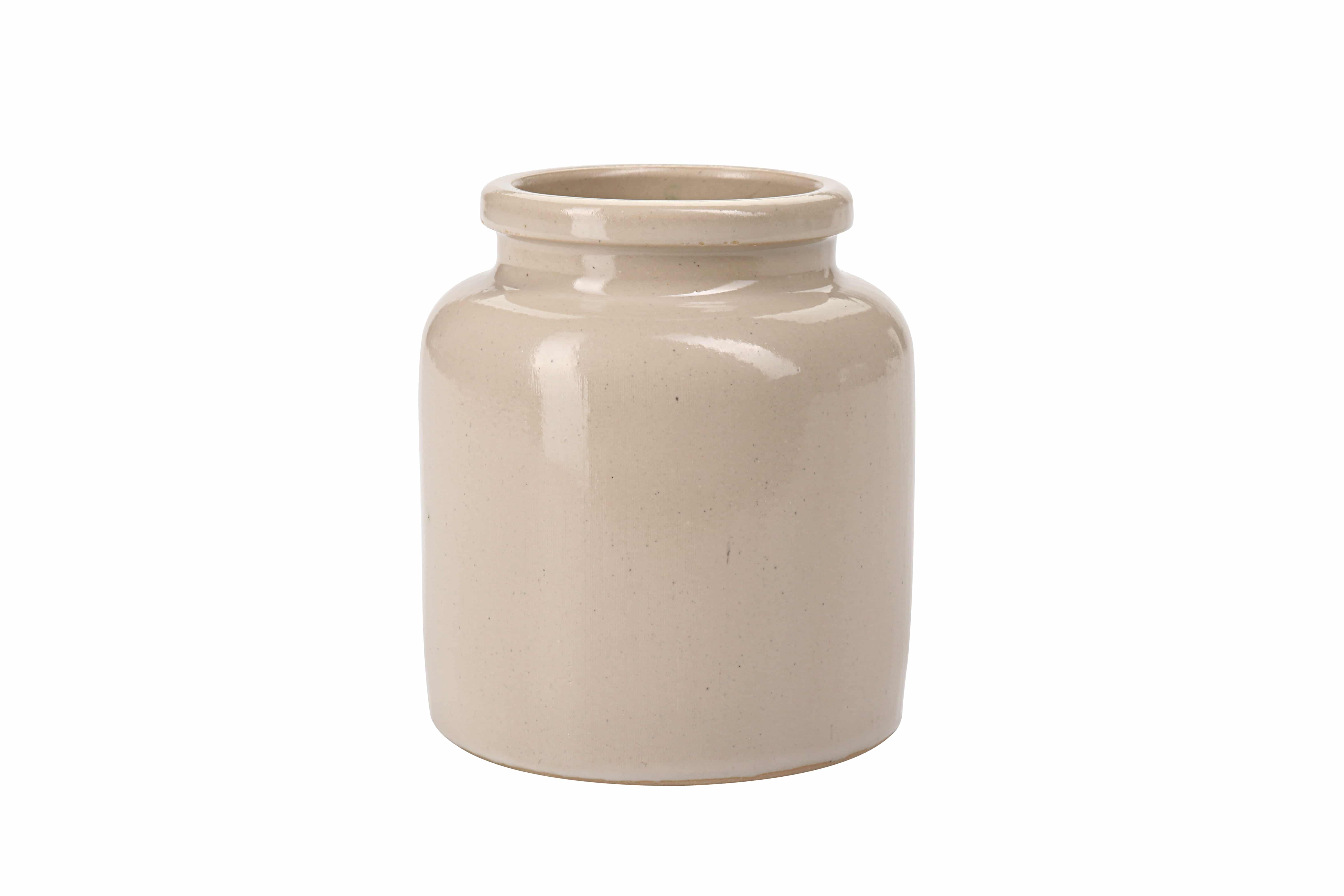 270 ml Frasco grés, cerâmica, bege, boca: Tampa 270 ml Frasco grés, cerâmica, bege, boca: Tampa