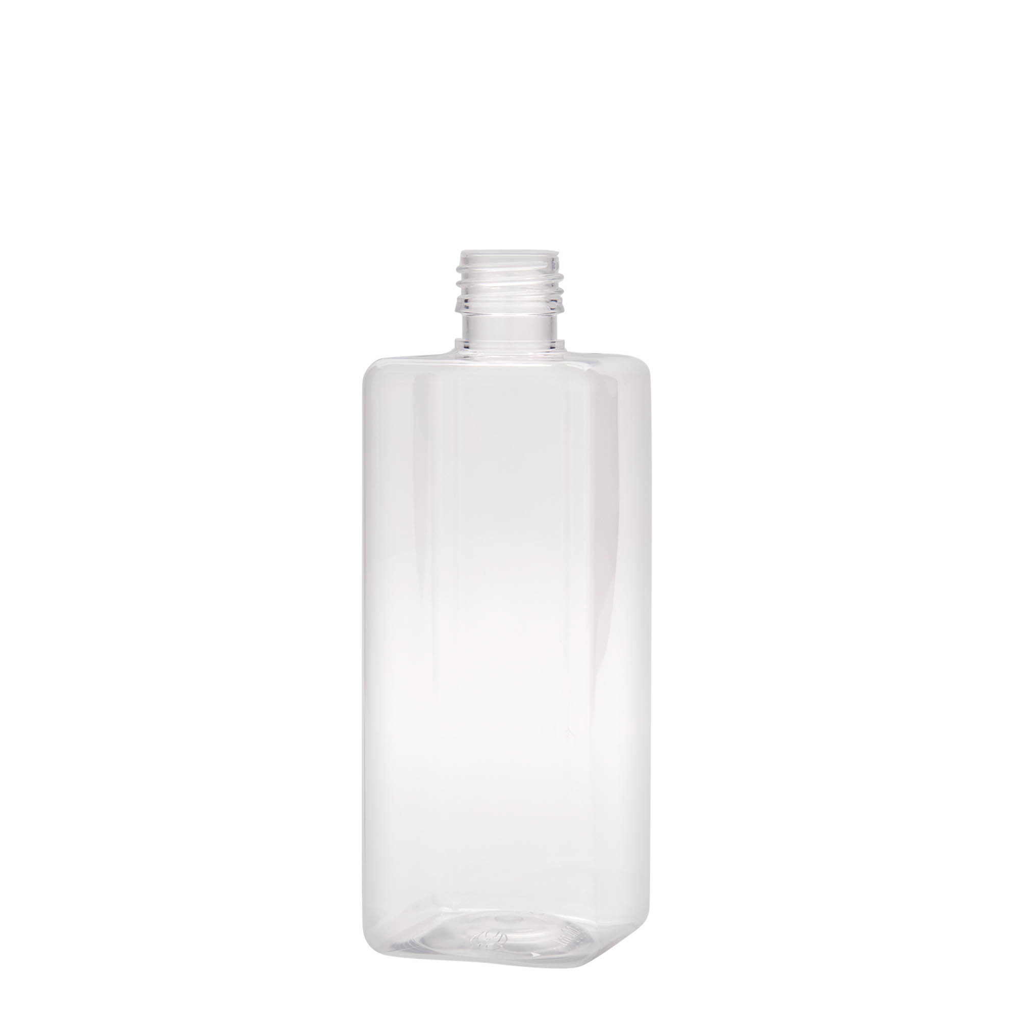 Garrafa PET de 500 ml 'Karl', quadrada, plástico, bocal: PP 28 Garrafa PET de 500 ml 'Karl', quadrada, plástico, bocal: PP 28