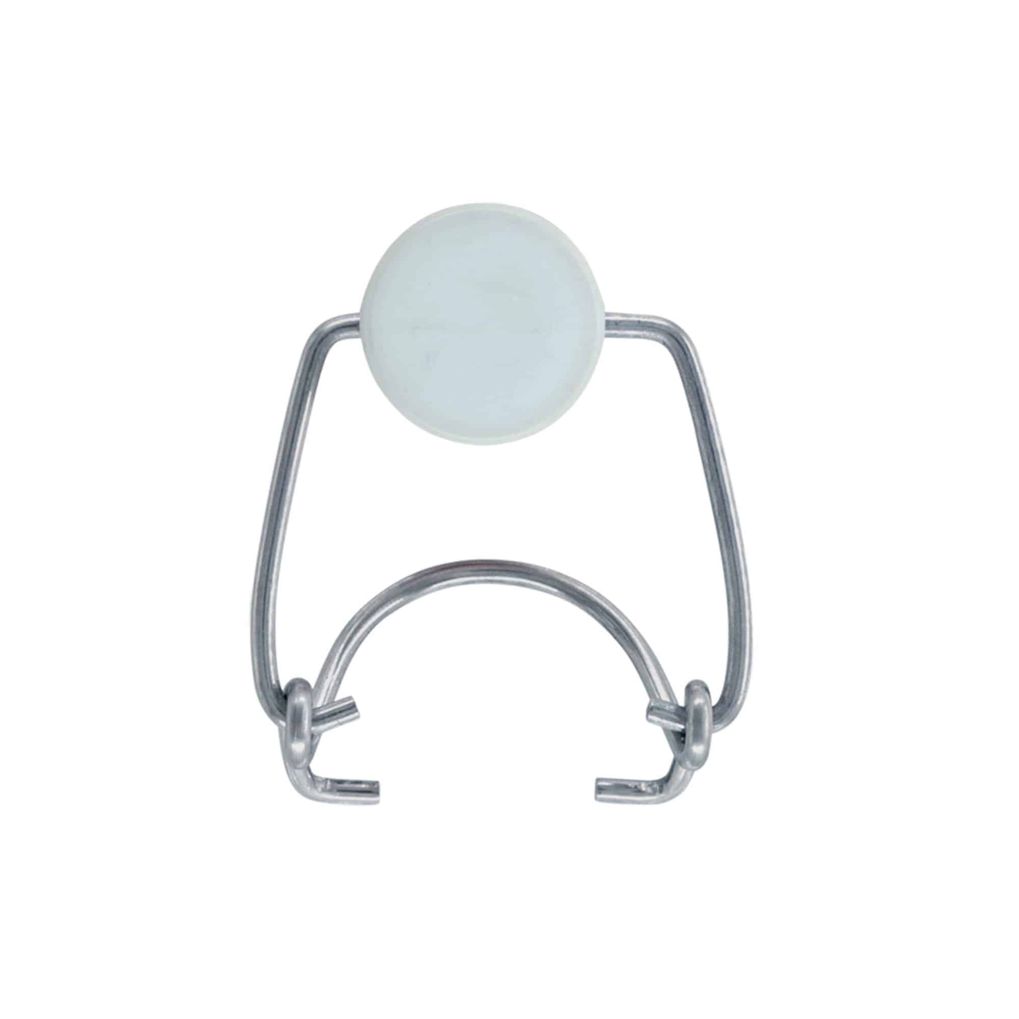 Fecho de pressão Standard #, plástico, vermelho-branco