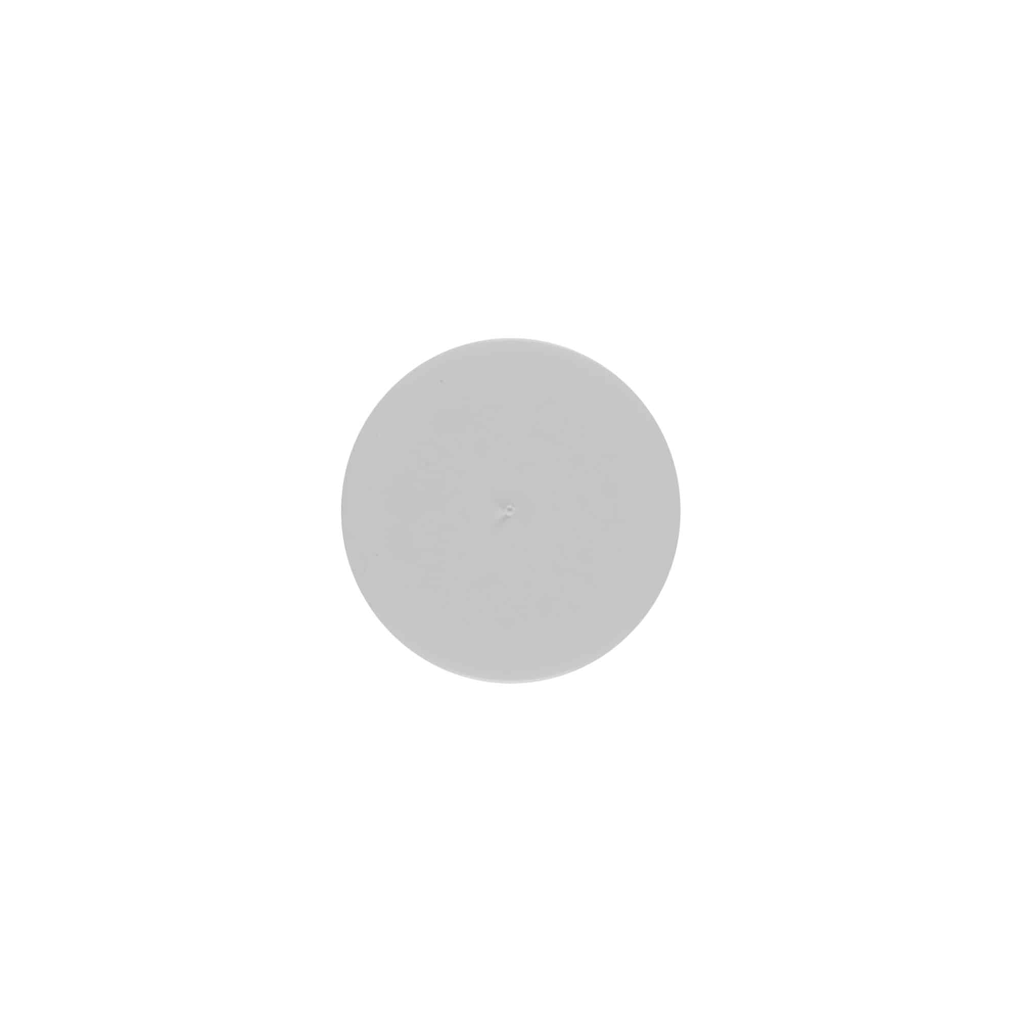 5 ml Placa de cobertura 'Bianca', plástico PP, branco
