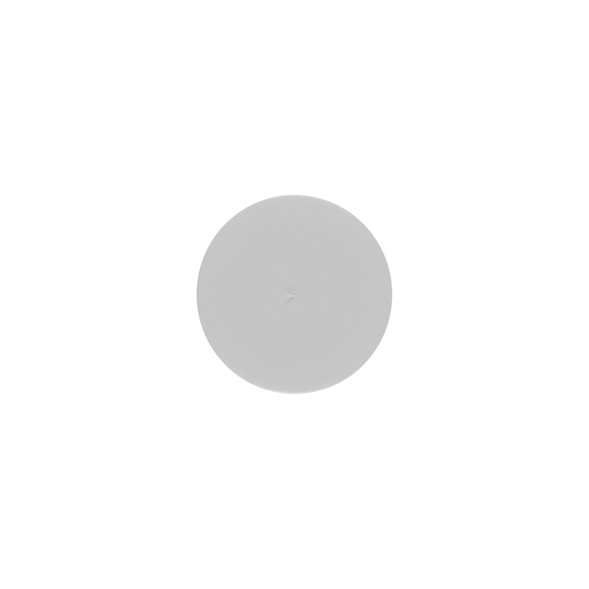 Disco de cobertura para 5 ml 'Bianca', plástico PP, branco
