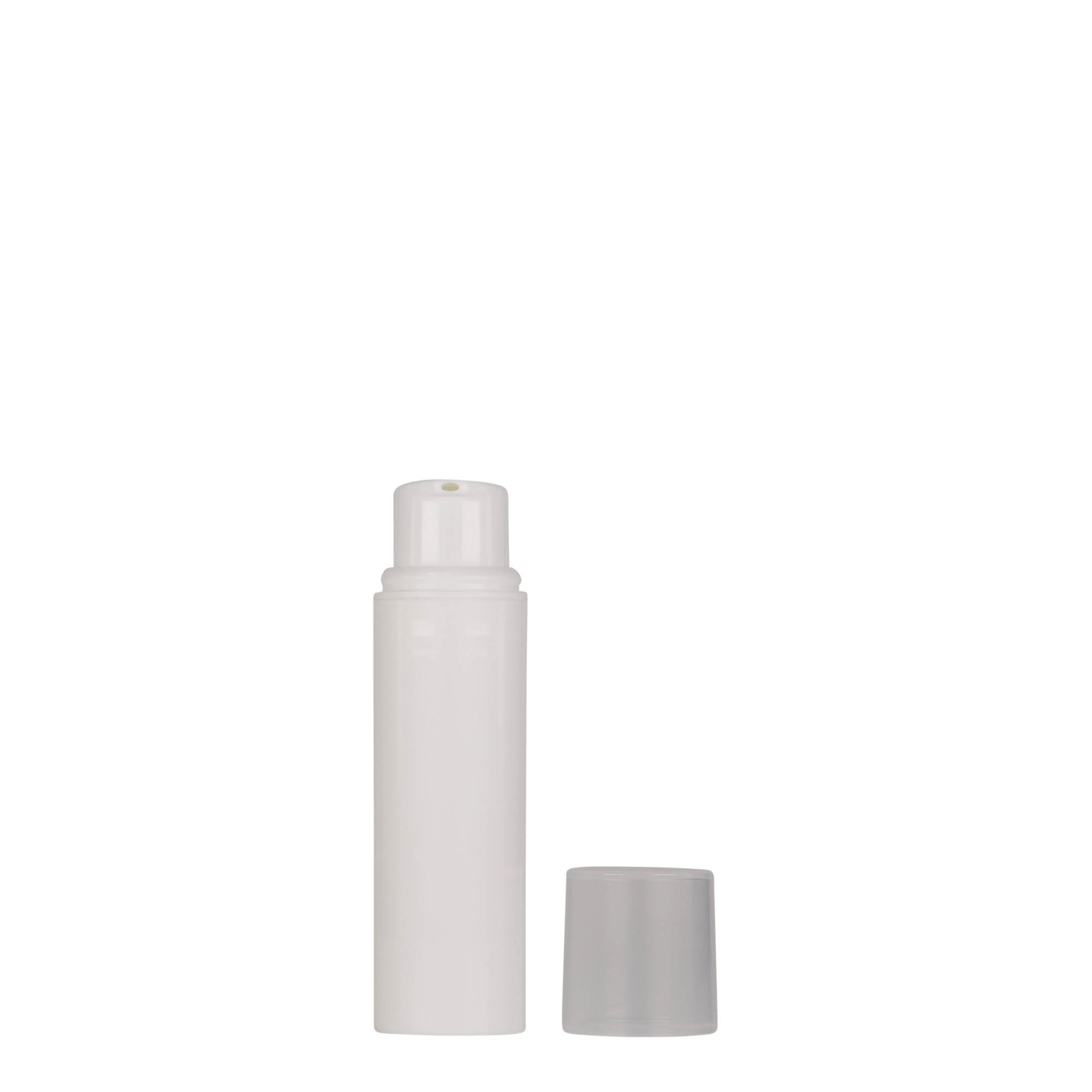 Doseador Airless 10 ml 'Nano', plástico PP, branco