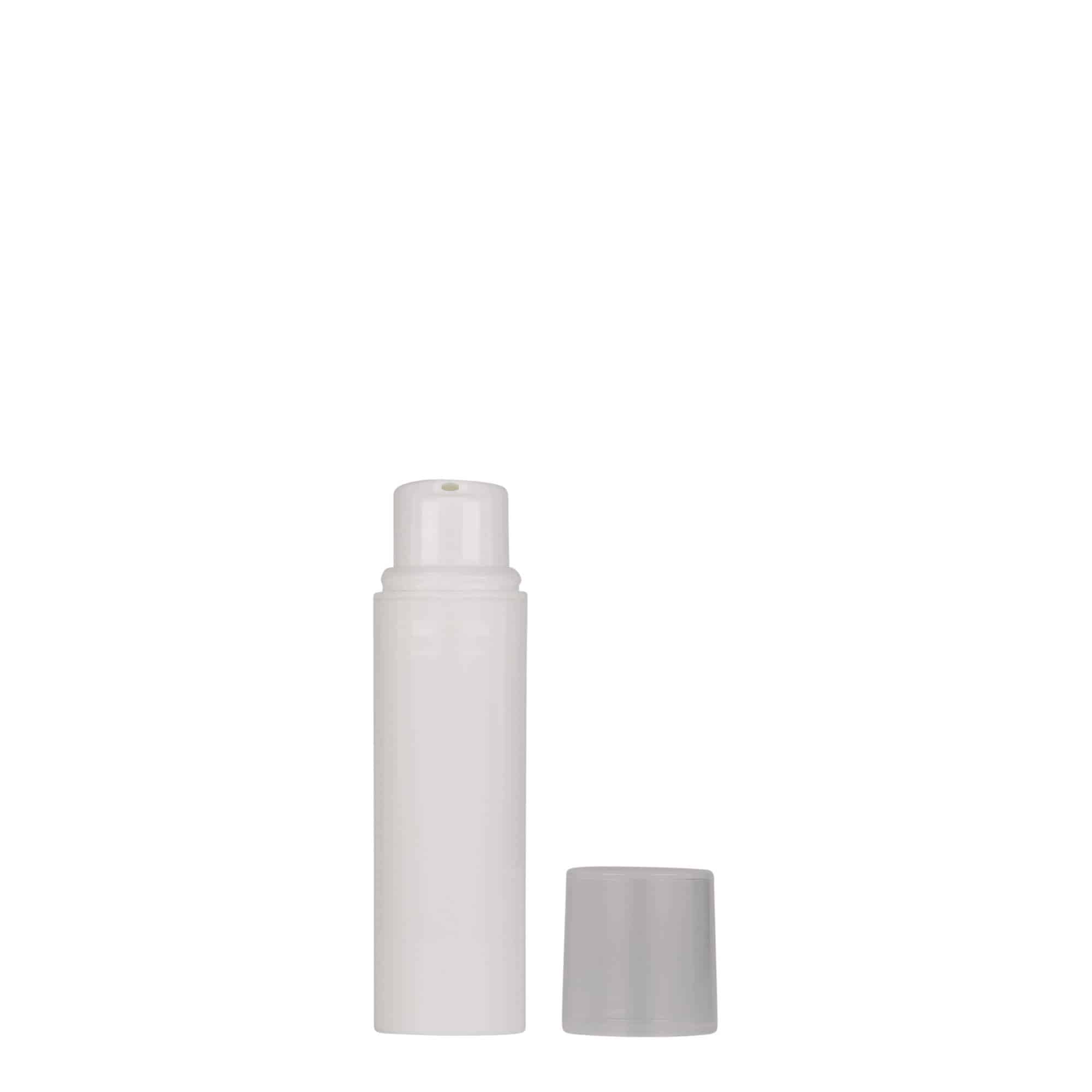 Doseador Airless 10 ml 'Nano', plástico PP, branco