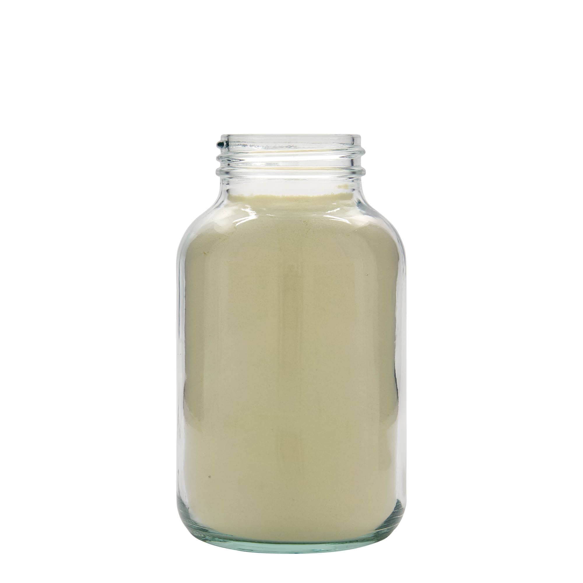 Frasco de boca larga de 1.000 ml, abertura: DIN 68