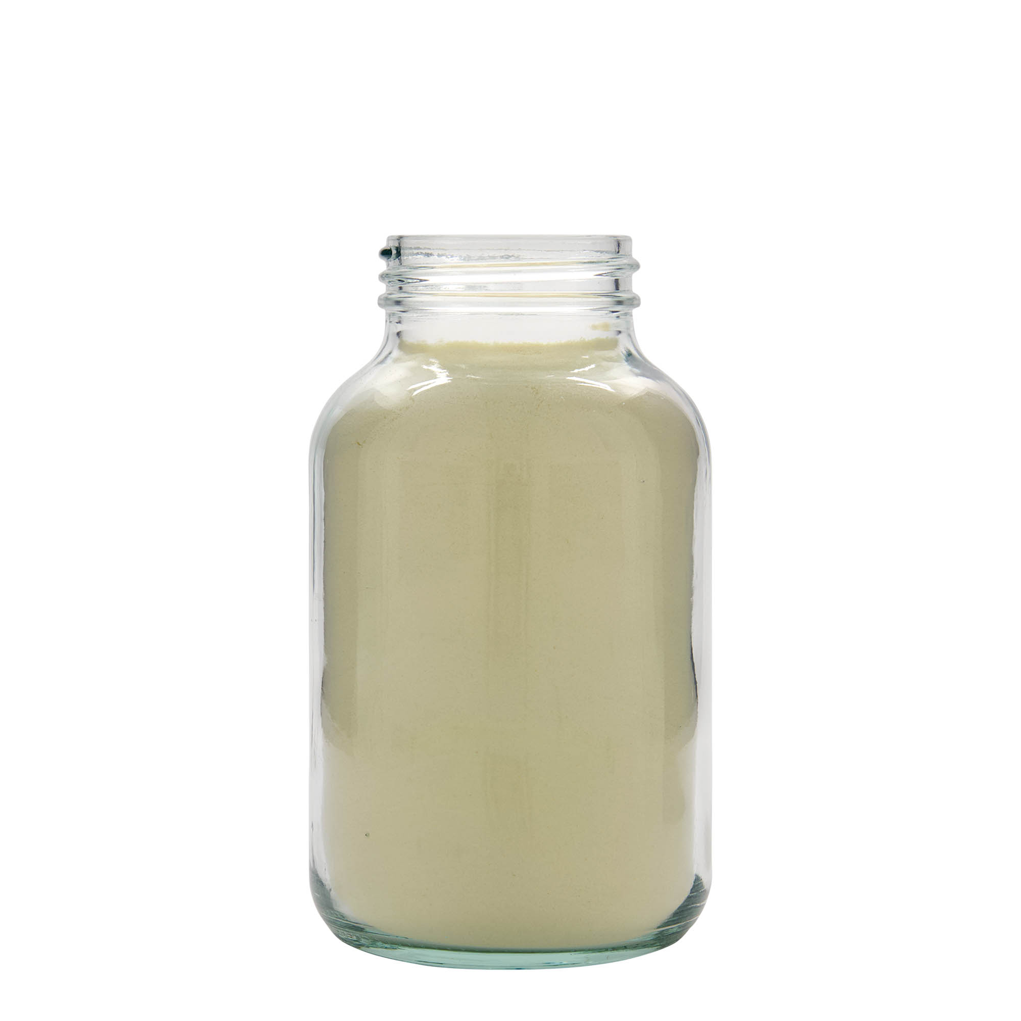 Frasco de boca larga de 1.000 ml, abertura: DIN 68 Frasco de boca larga de 1.000 ml, abertura: DIN 68