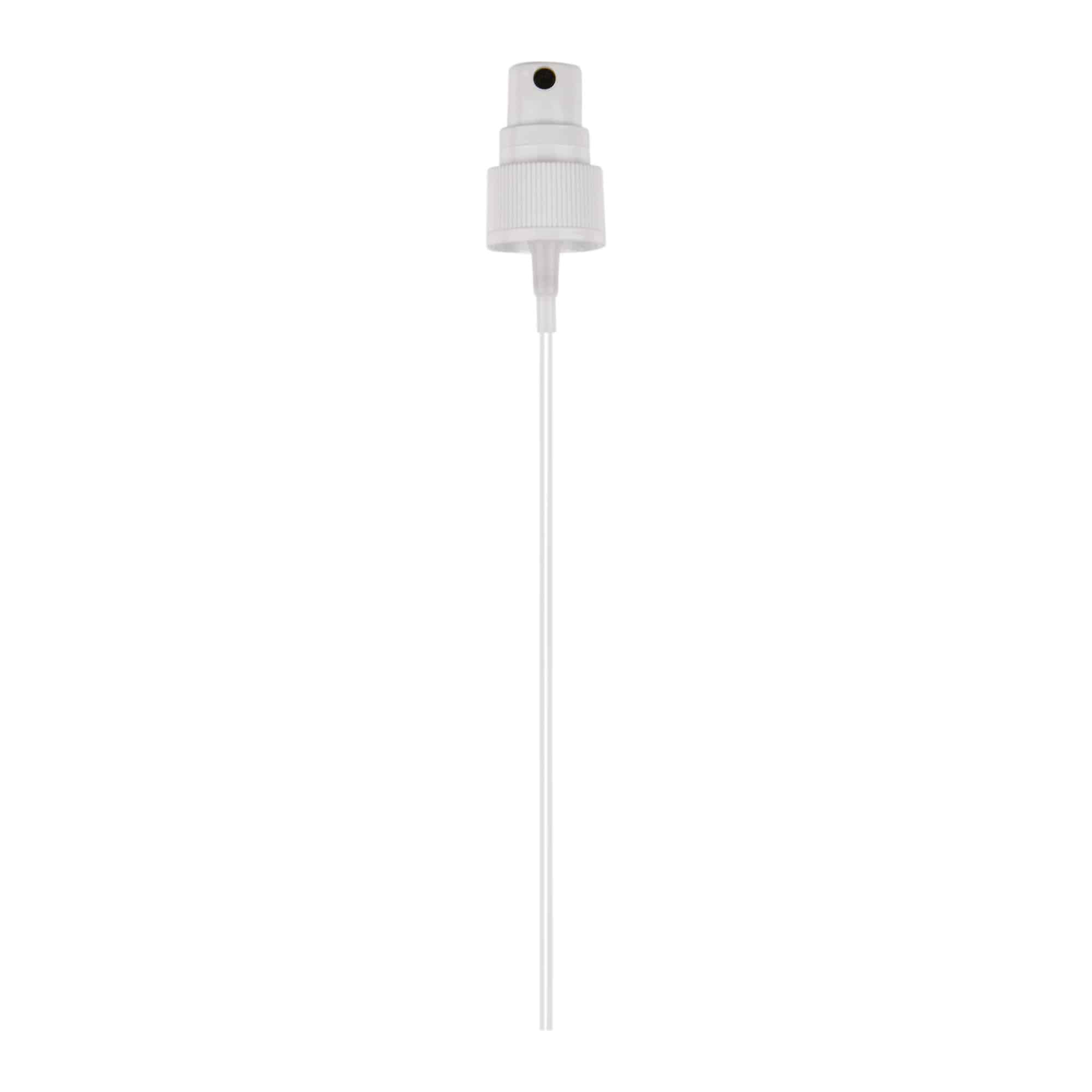 Tampa de rosca com pulverizador spray, plástico PP, branco, para bocal: 20/410