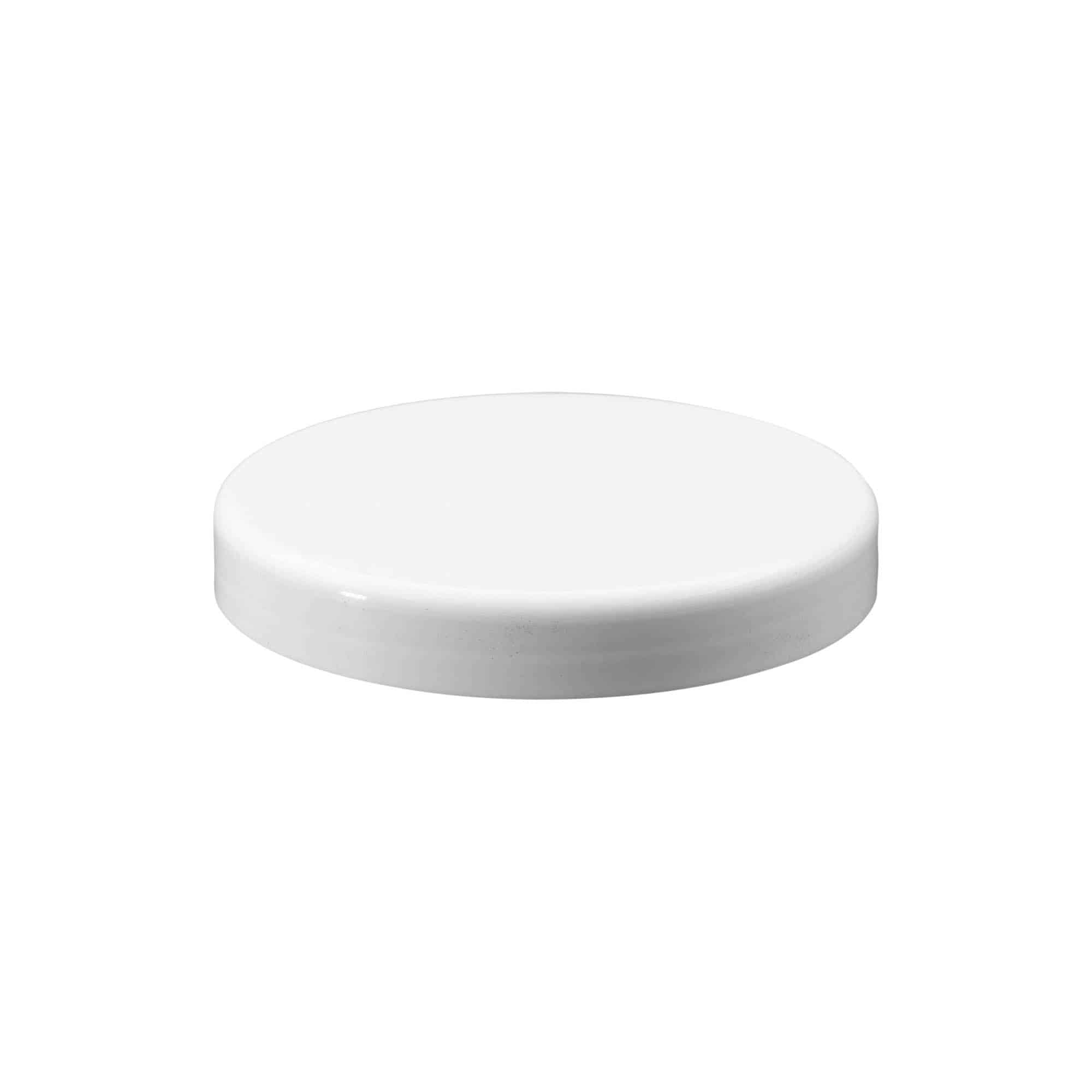 Tampa de rosca, plástico PP, branco, boca: 110/400