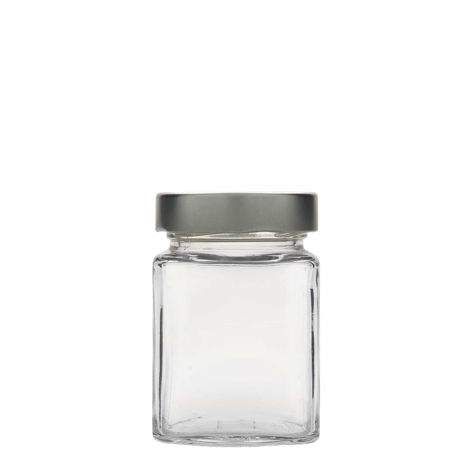 212 ml Frasco quadrado 'Funny', Boca: Deep-Twist-Off (DTO 58)