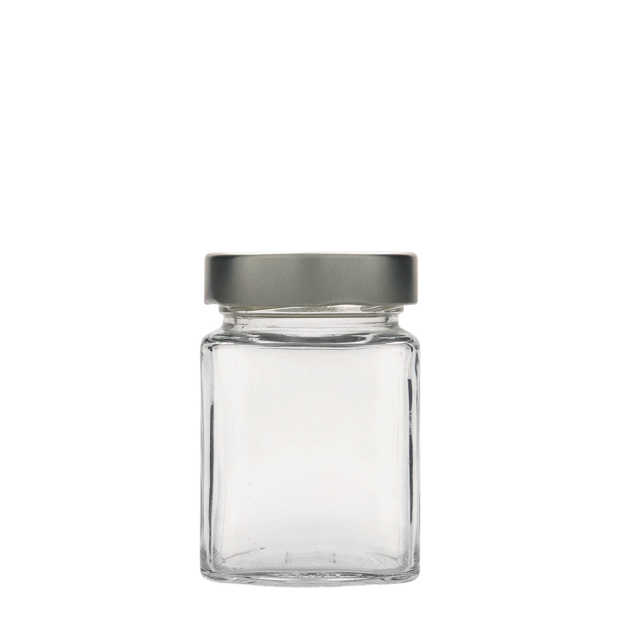 212 ml Frasco quadrado 'Funny', Boca: Deep-Twist-Off (DTO 58)