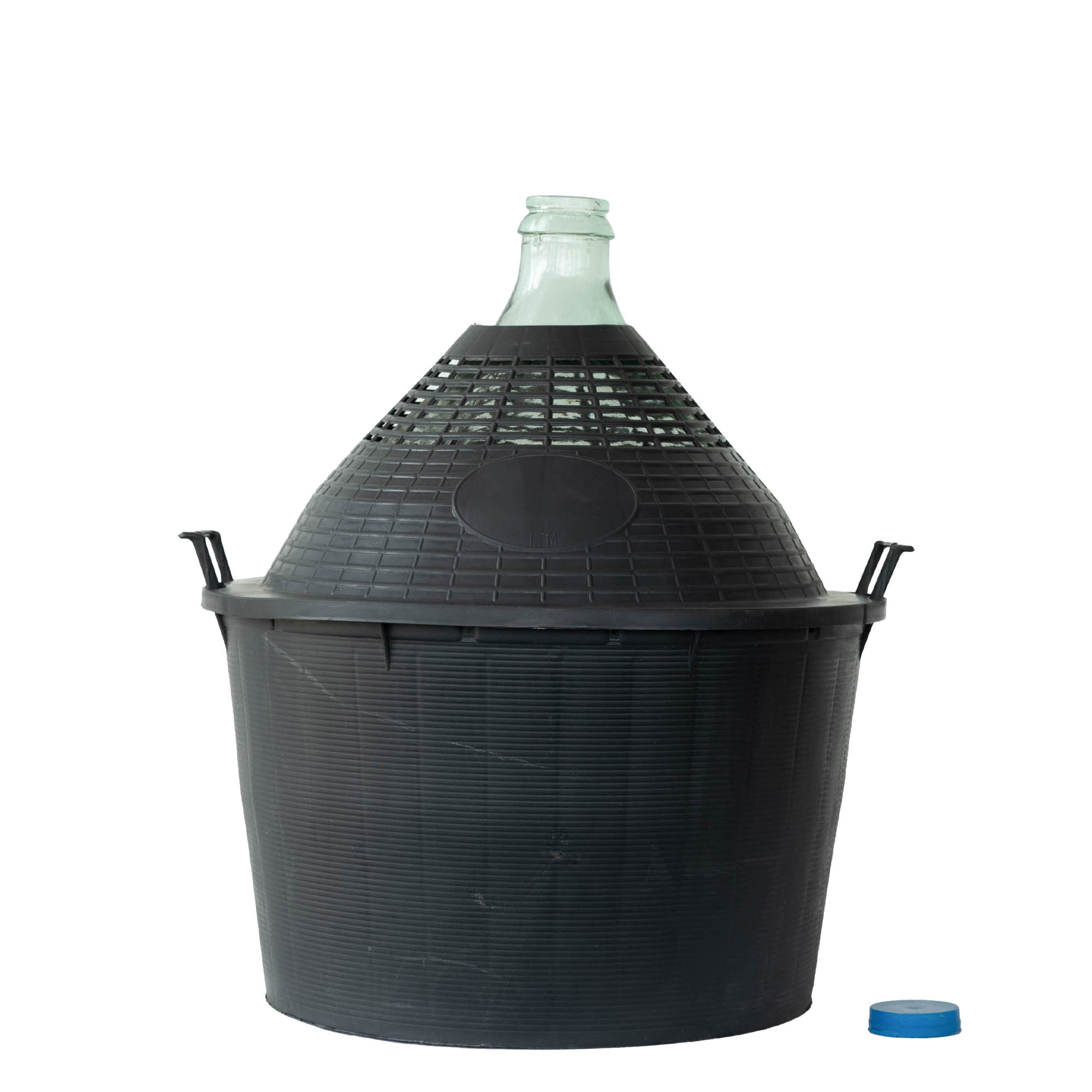 34 l garrafa de balão com gargalo estreito, vidro, boca: tampa de encaixe 34 l garrafa de balão com gargalo estreito, vidro, boca: tampa de encaixe