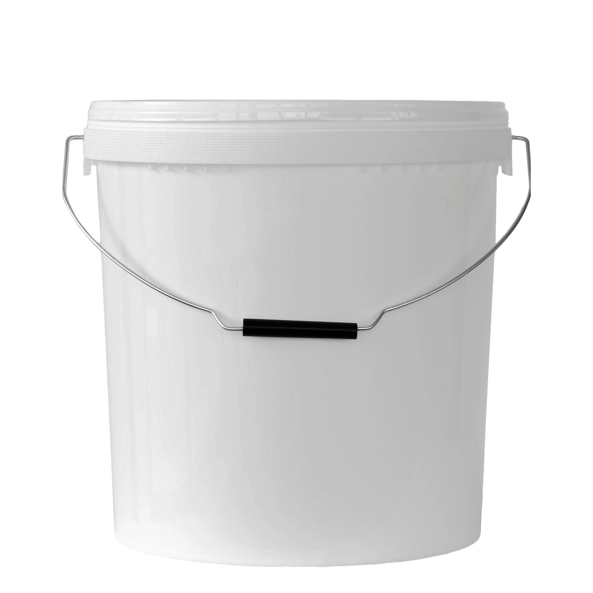 Balde de 20 l, plástico PP, branco