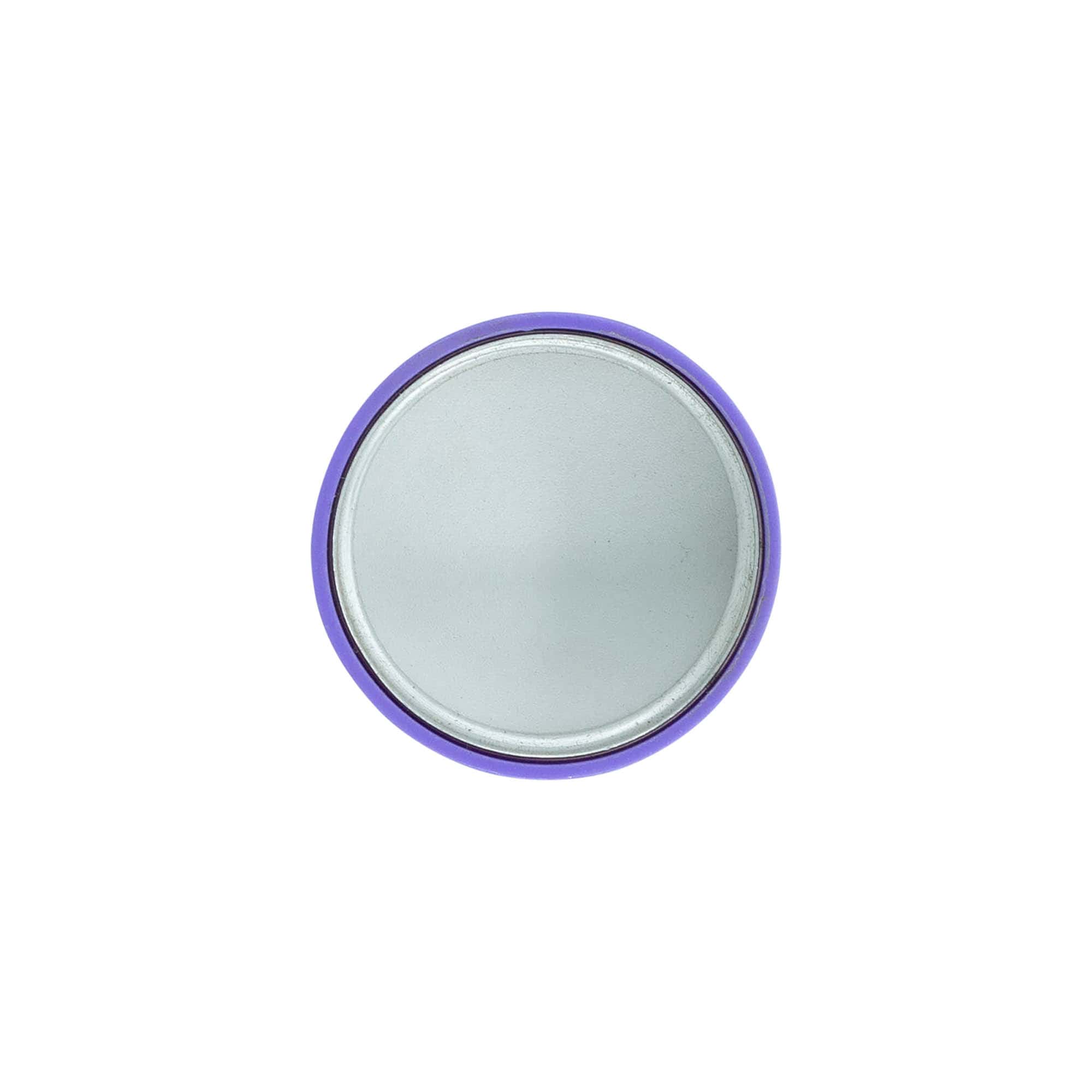 Tampa de rosca, plástico ABS, violeta, para bocal: GPI 33/400