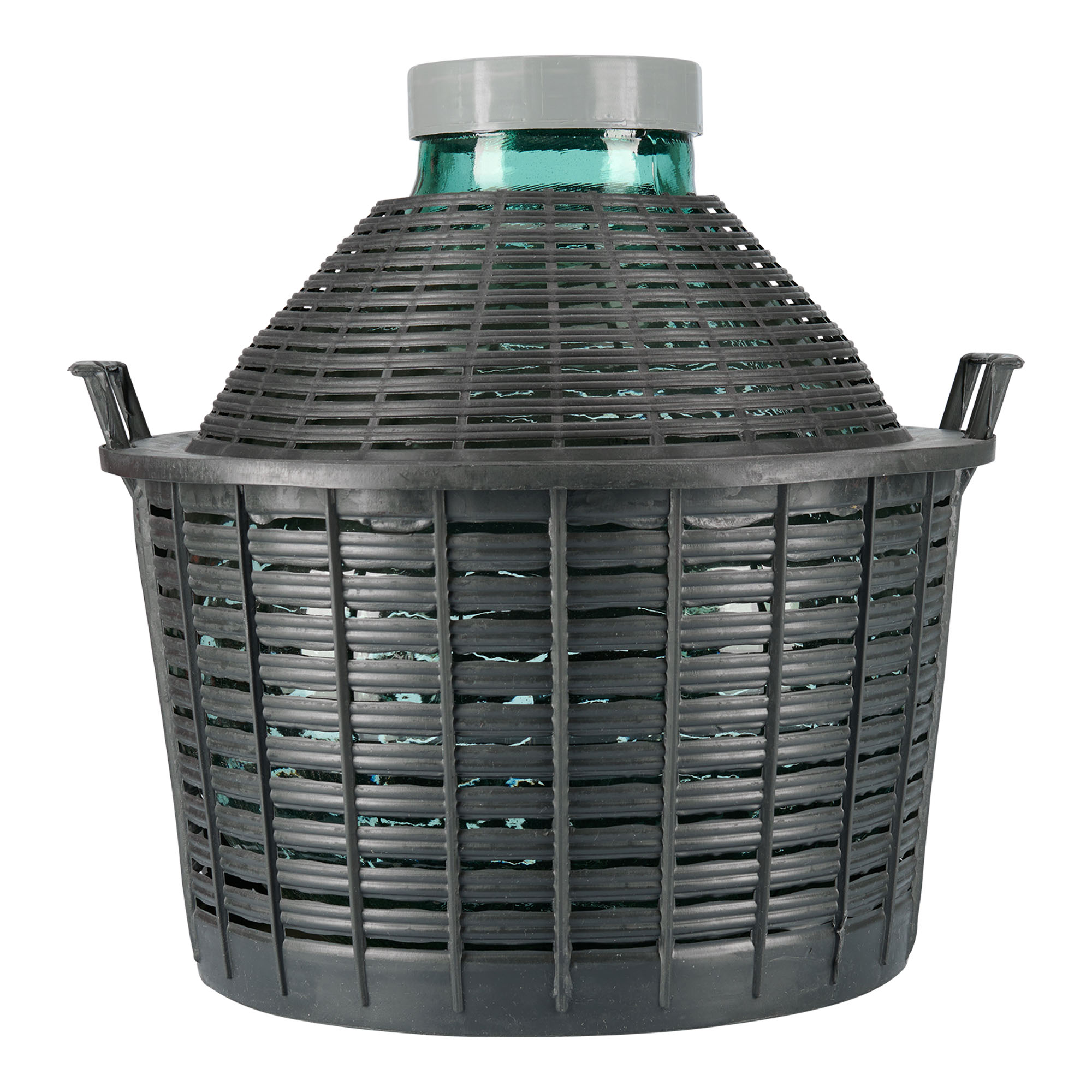 25 l garrafa de balão de boca larga, vidro, boca: tampa de rosca