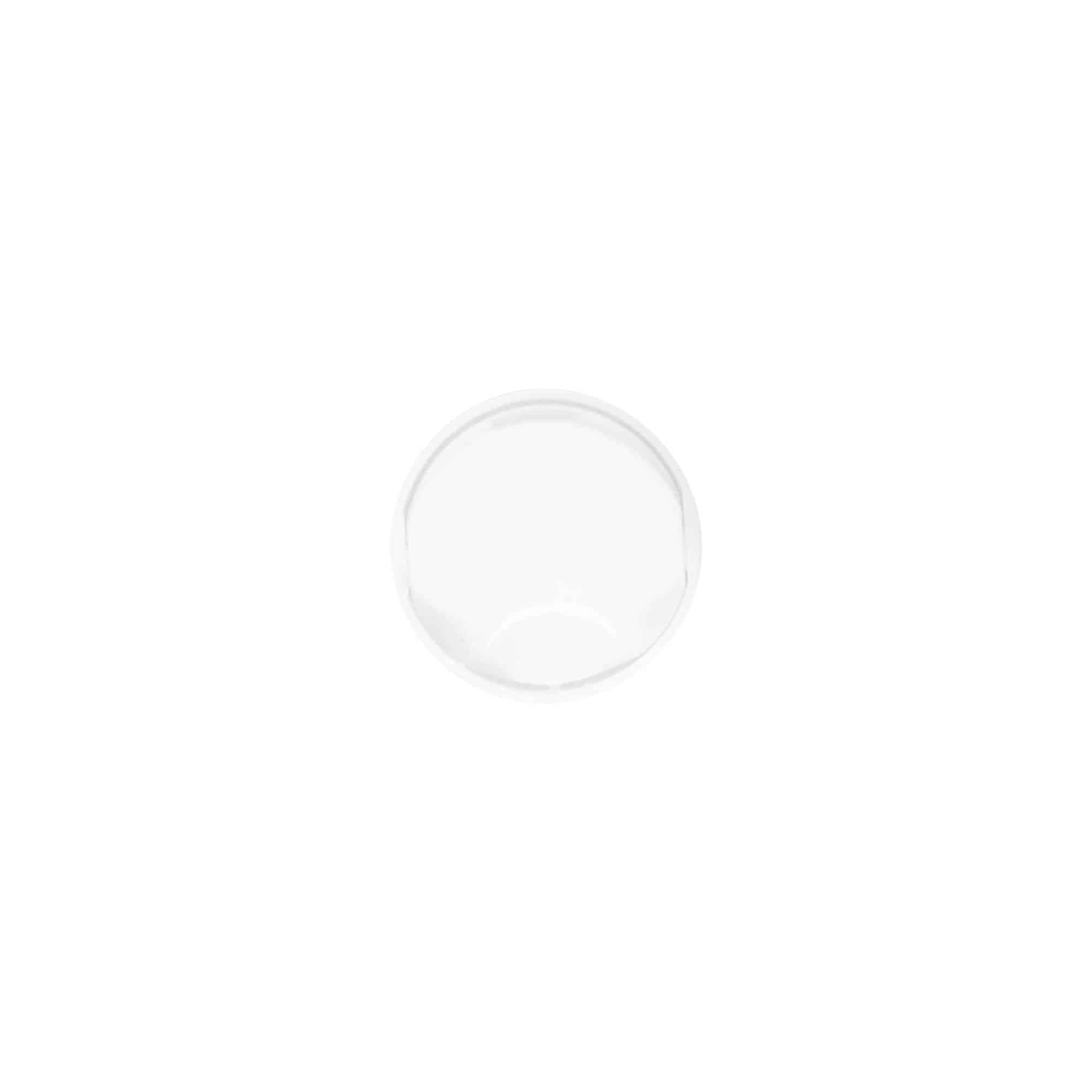 Tampa de rosca Disc Top, plástico PP, branco, para boca: 20/410