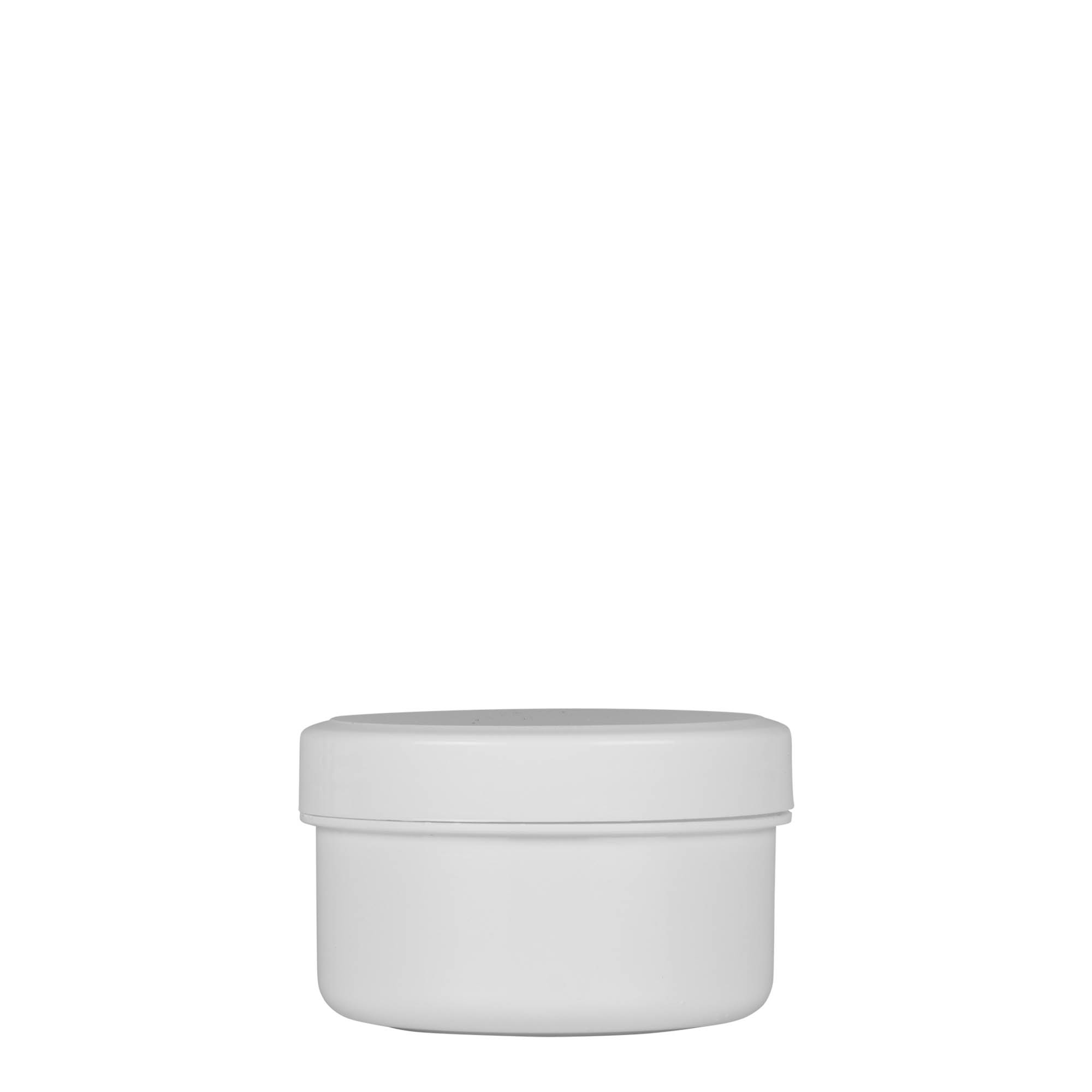 60 ml frasco de plástico 'White Line', PP, branco, boca: tampa de rosca