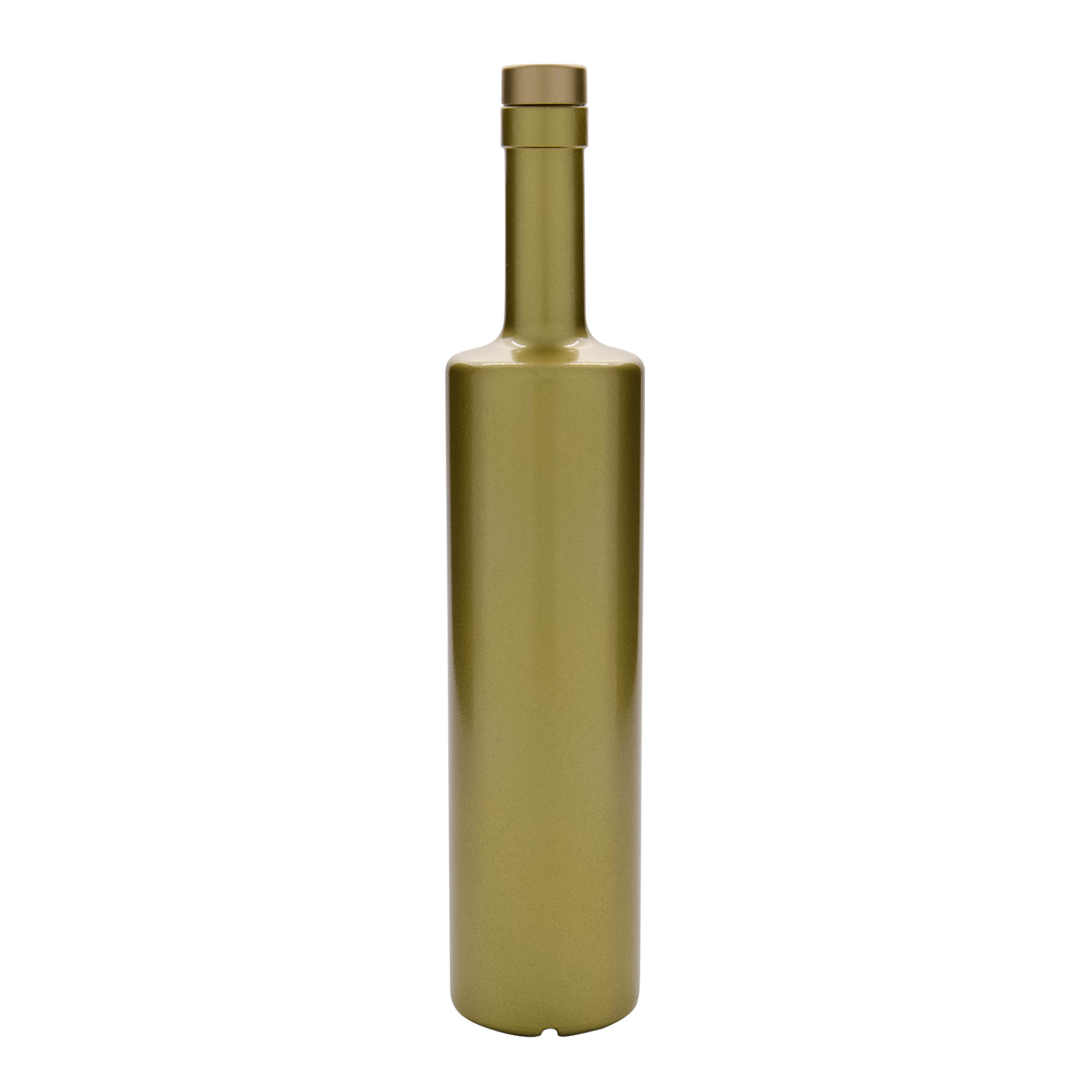 Garrafa de vidro de 700 ml 'Centurio', dourada, bocal: cortiça