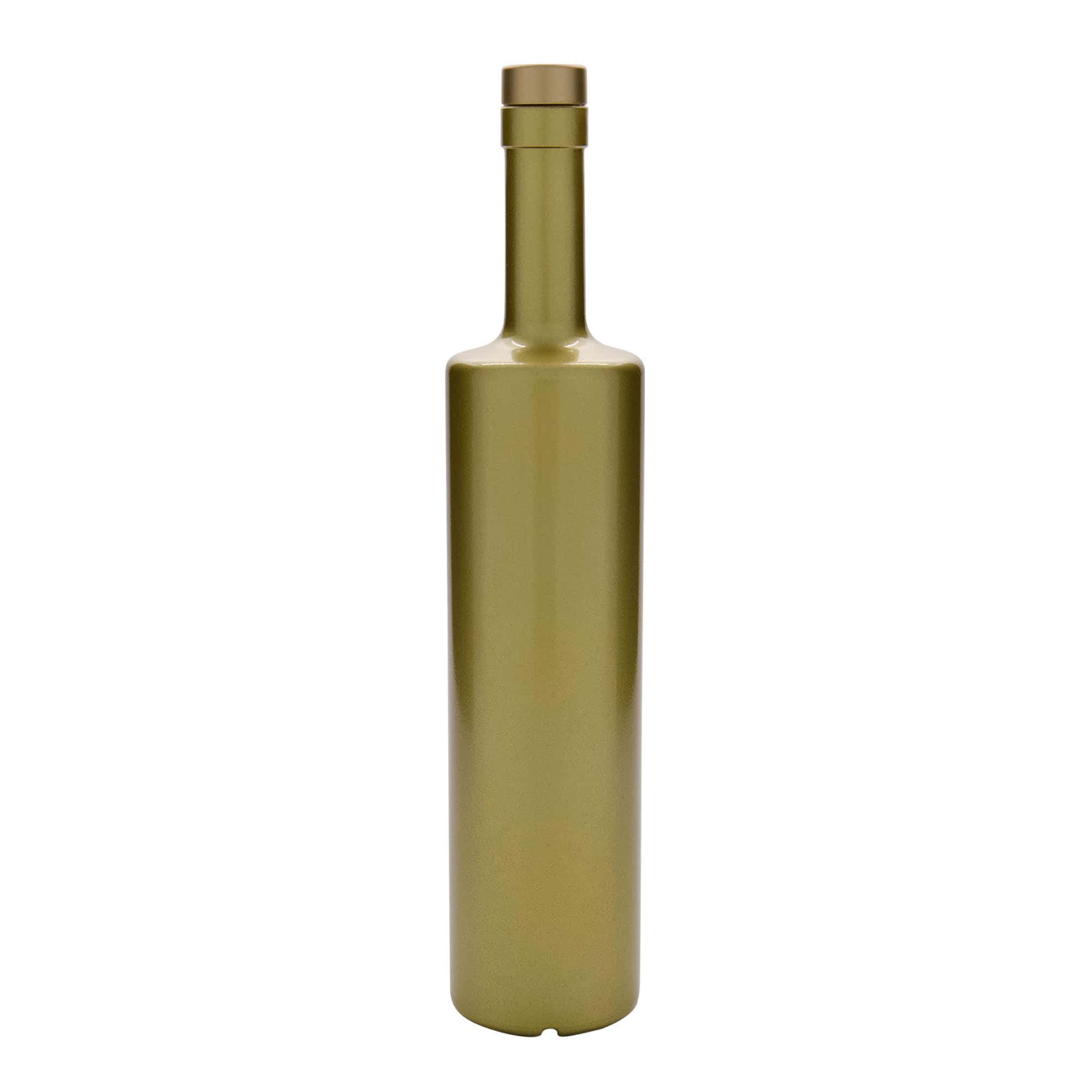 Garrafa de vidro de 700 ml 'Centurio', dourada, bocal: cortiça