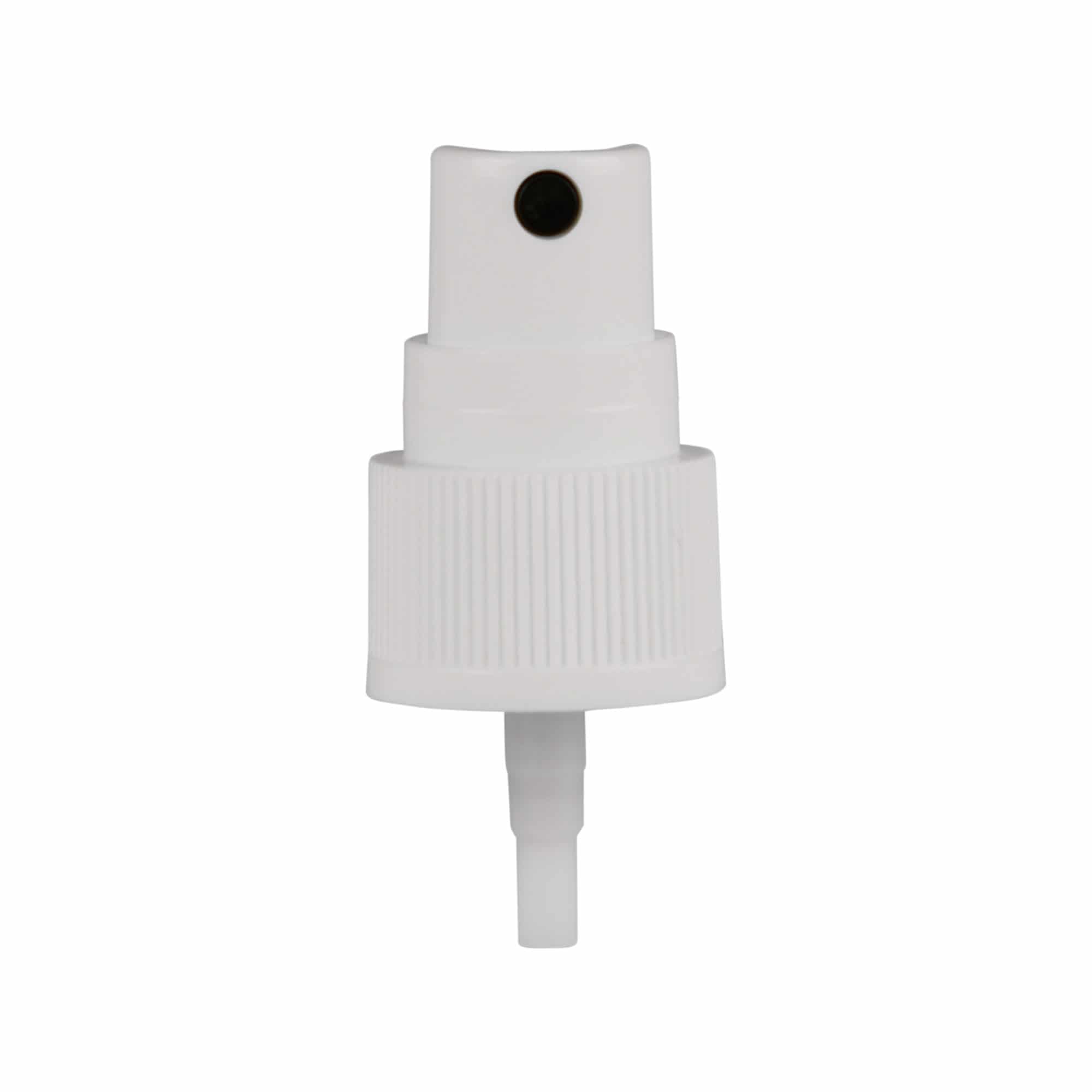 Tampa de rosca com spray nebulizador, plástico PP, branco, para boca: GPI 20/410 Tampa de rosca com spray nebulizador, plástico PP, branco, para boca: GPI 20/410