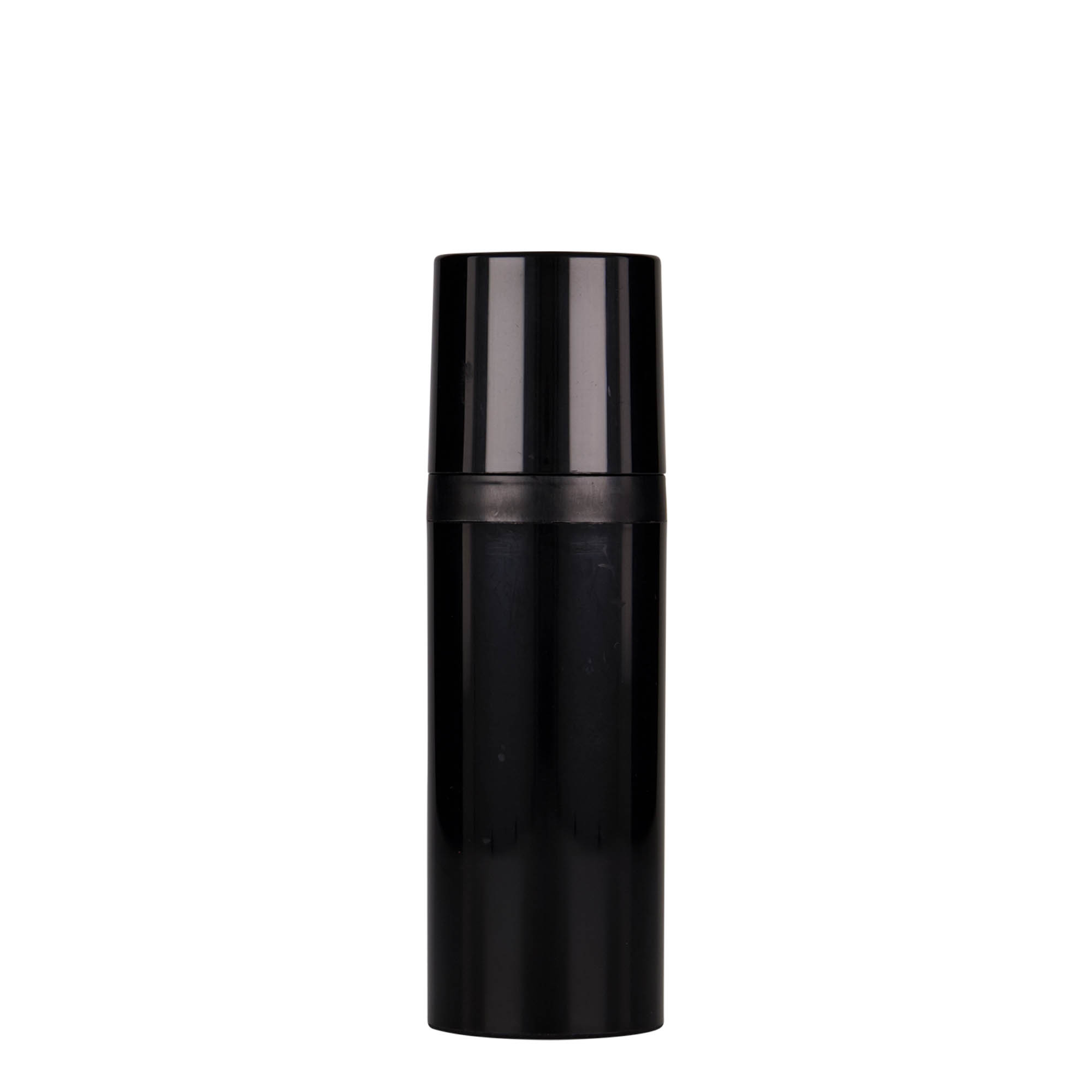 Doseador Airless 50 ml 'Mezzo', plástico PP, preto
