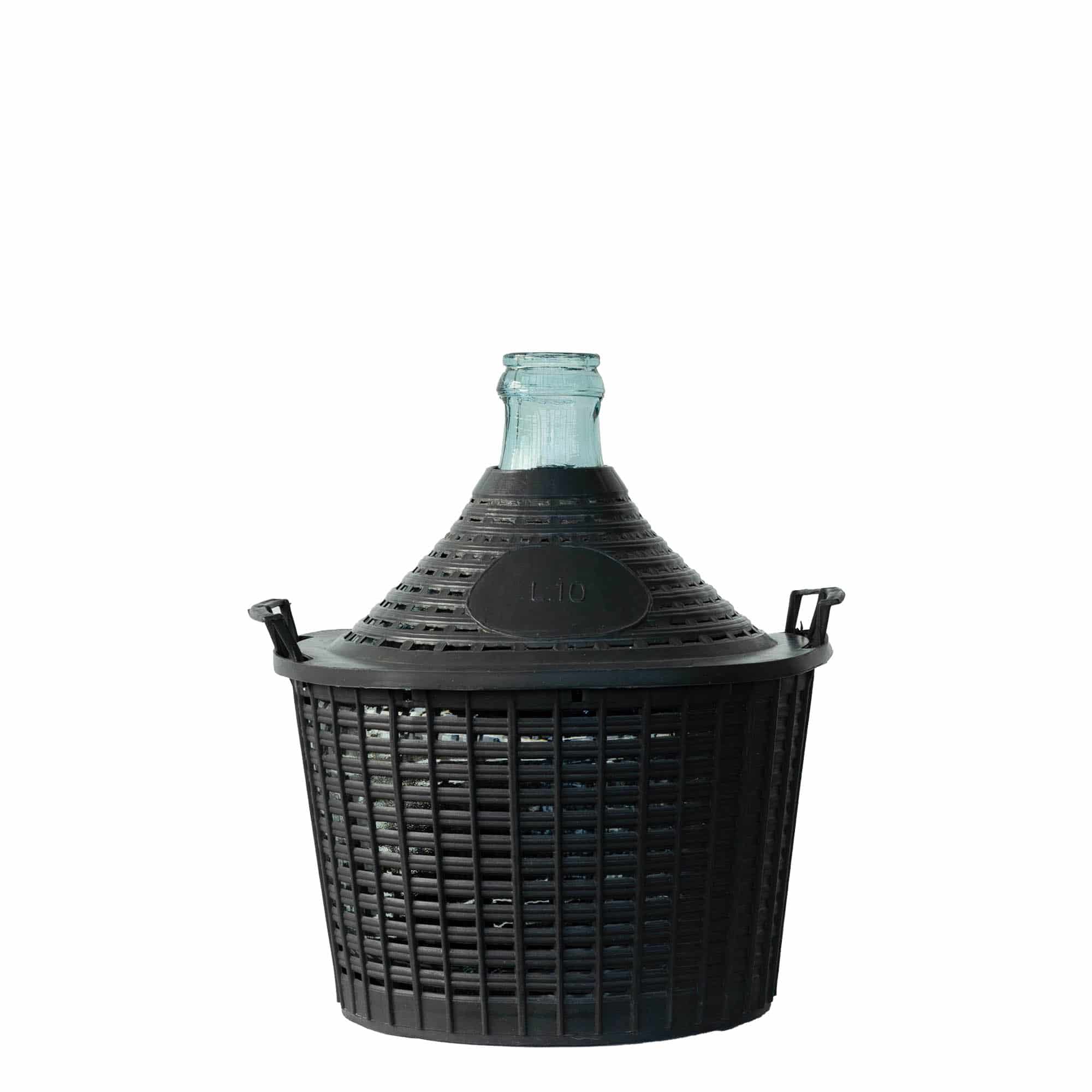 10 l Garrafão pescoço estreito, vidro, boca: Tampa 10 l Garrafão pescoço estreito, vidro, boca: Tampa