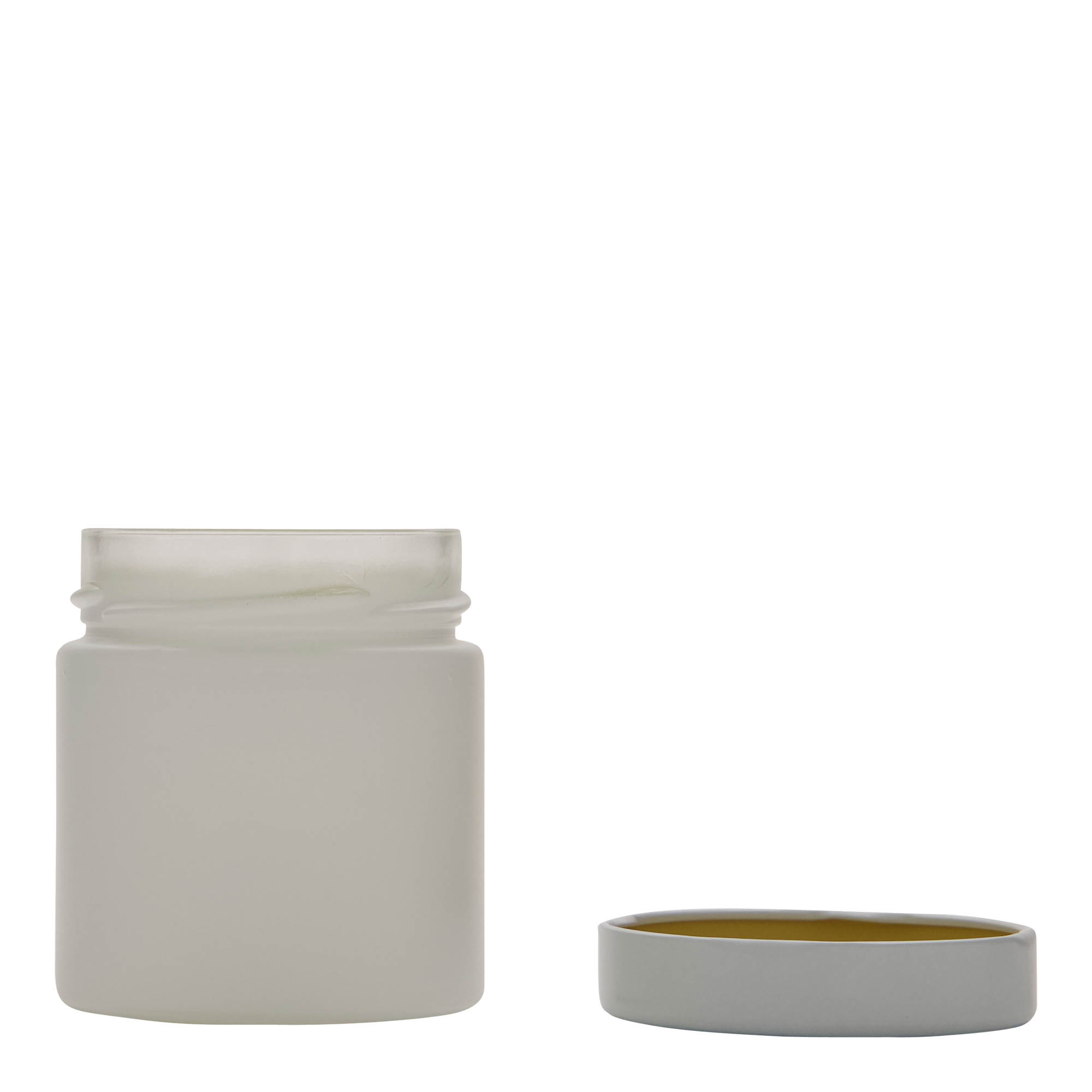 212 ml Frasco redondo 'Aurora', branco, Boca: Deep-Twist-Off (DTO 66) 212 ml Frasco redondo 'Aurora', branco, Boca: Deep-Twist-Off (DTO 66)