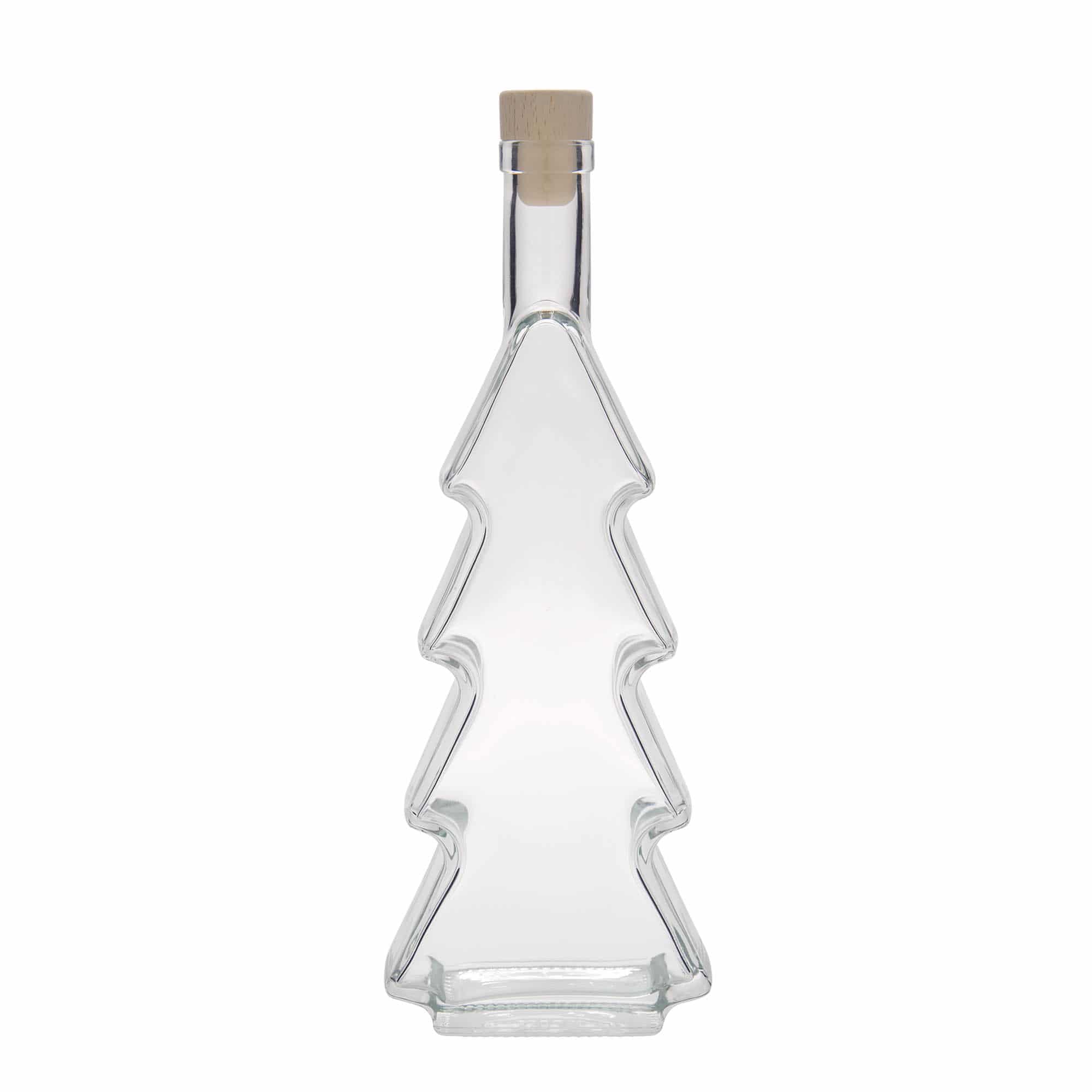 Garrafa de vidro de 500 ml 'Árvore de Natal', boca: cortiça