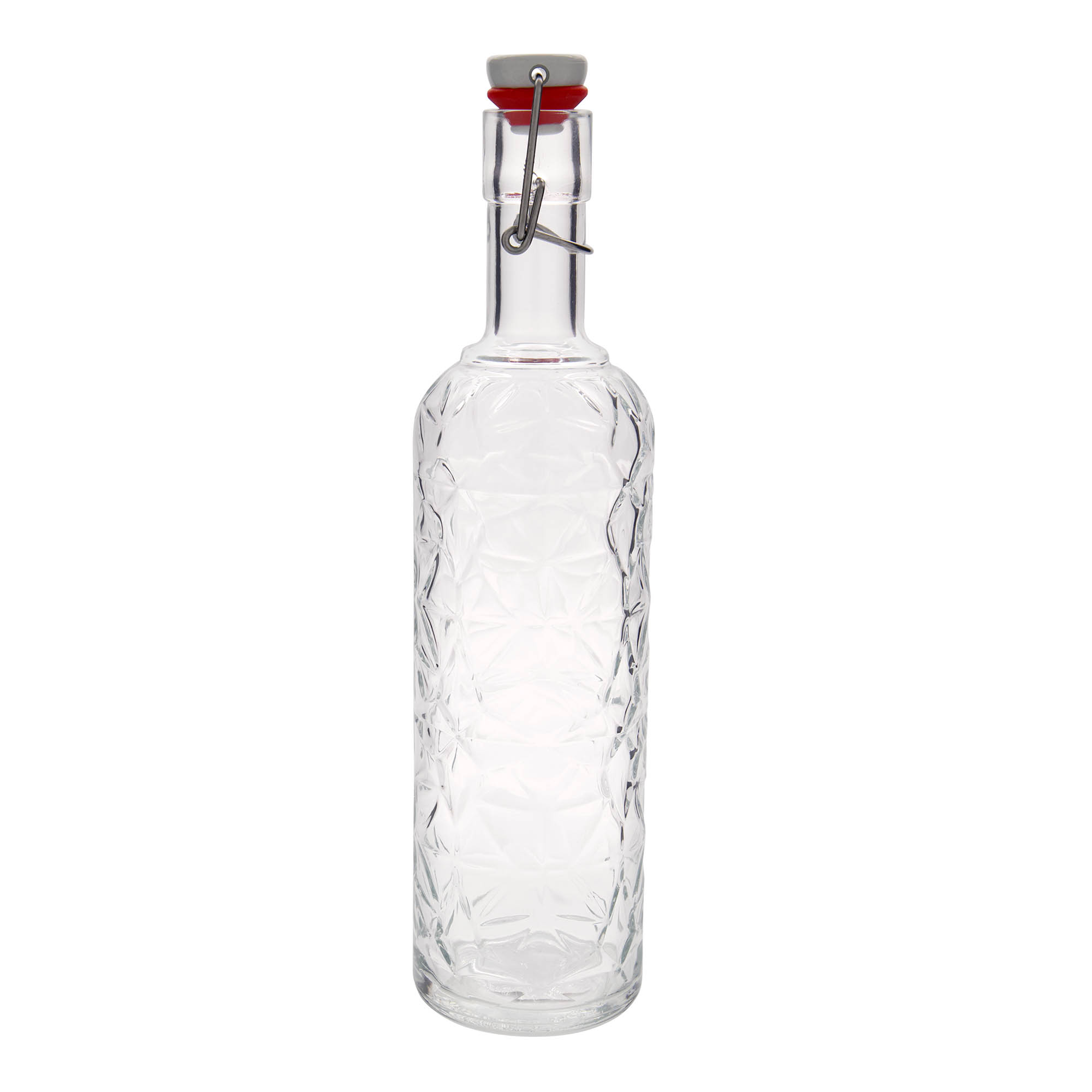 Garrafa de vidro 1.000 ml 'Oriente', Boca: Fecho de mola