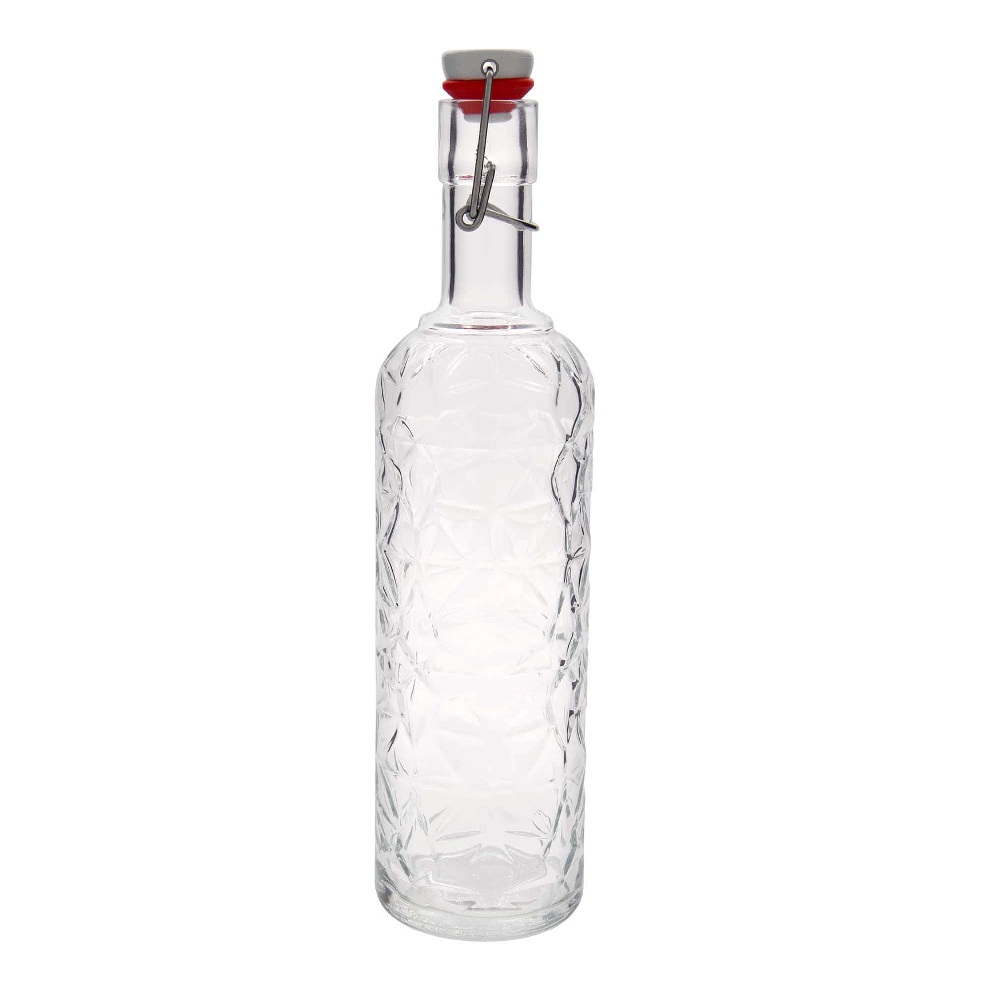 Garrafa de vidro 1.000 ml 'Oriente', Boca: Fecho de mola
