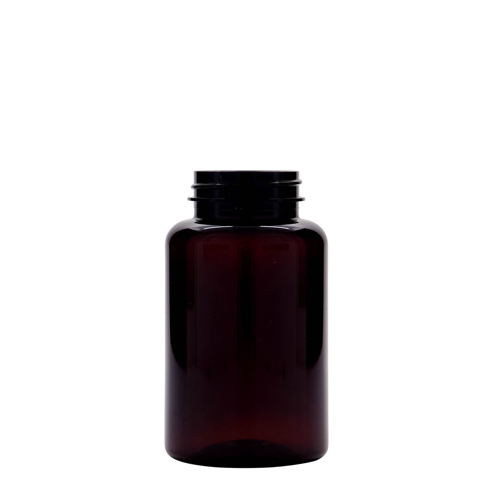 250 ml embalagem PET, plástico, castanho, boca: 45/400