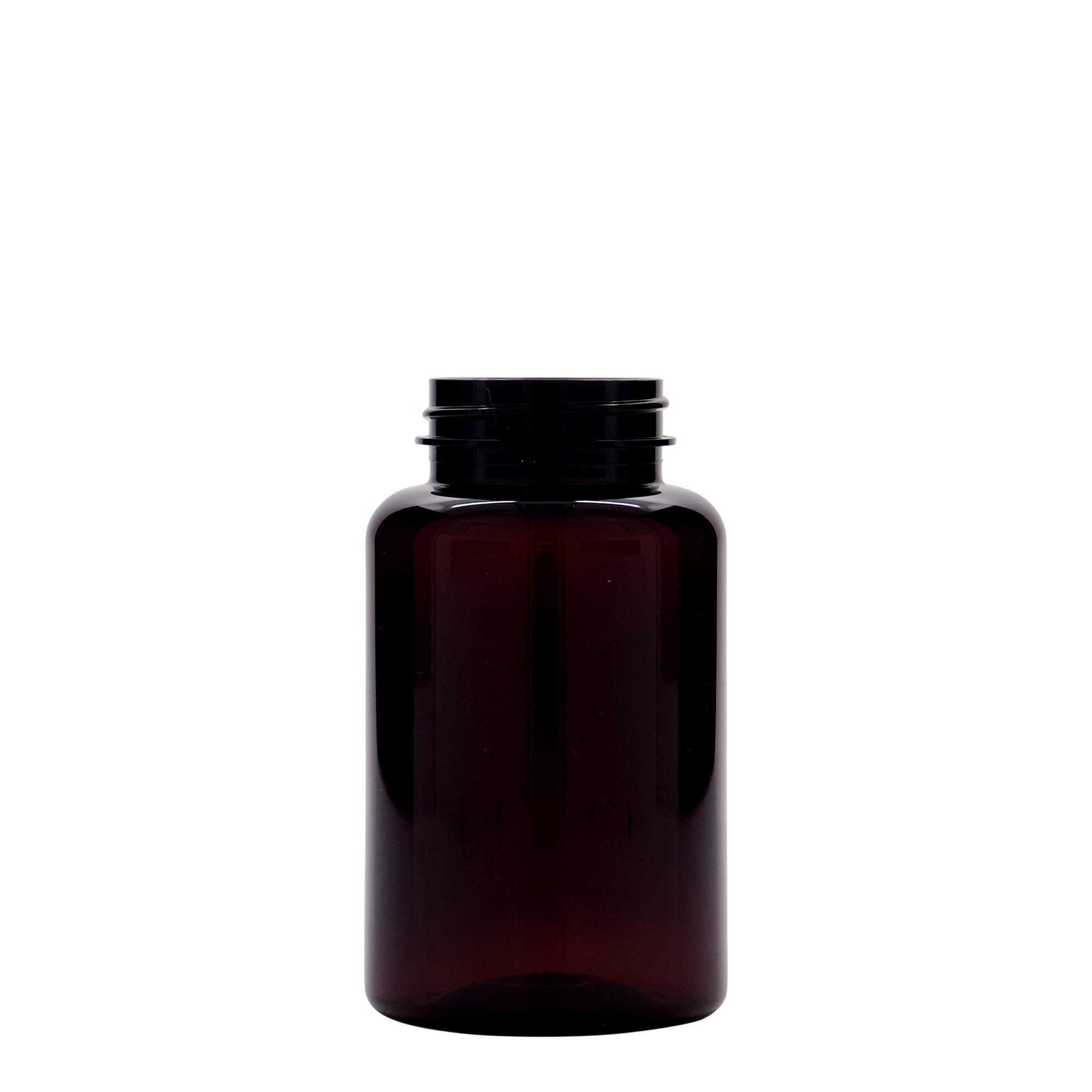 250 ml embalagem PET, plástico, castanho, boca: 45/400