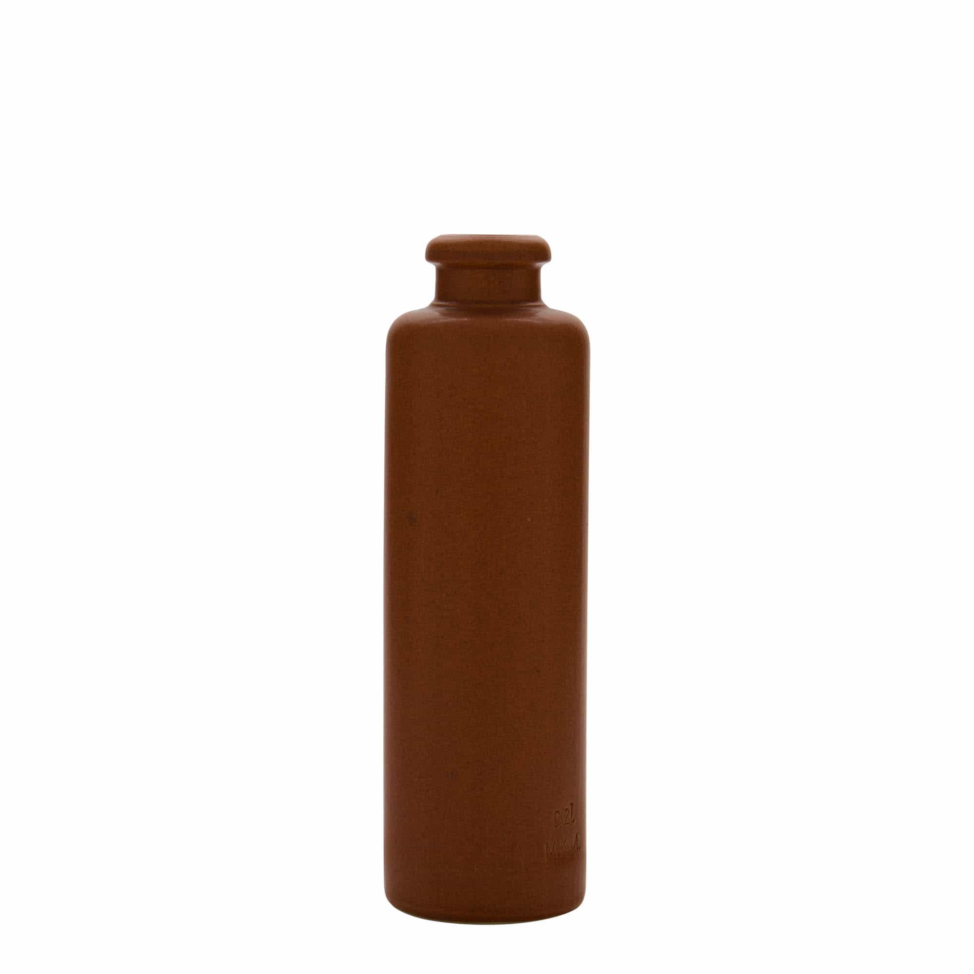 200 ml Jarro de barro, grés, vermelho-castanho, boca: Cortiça 200 ml Jarro de barro, grés, vermelho-castanho, boca: Cortiça
