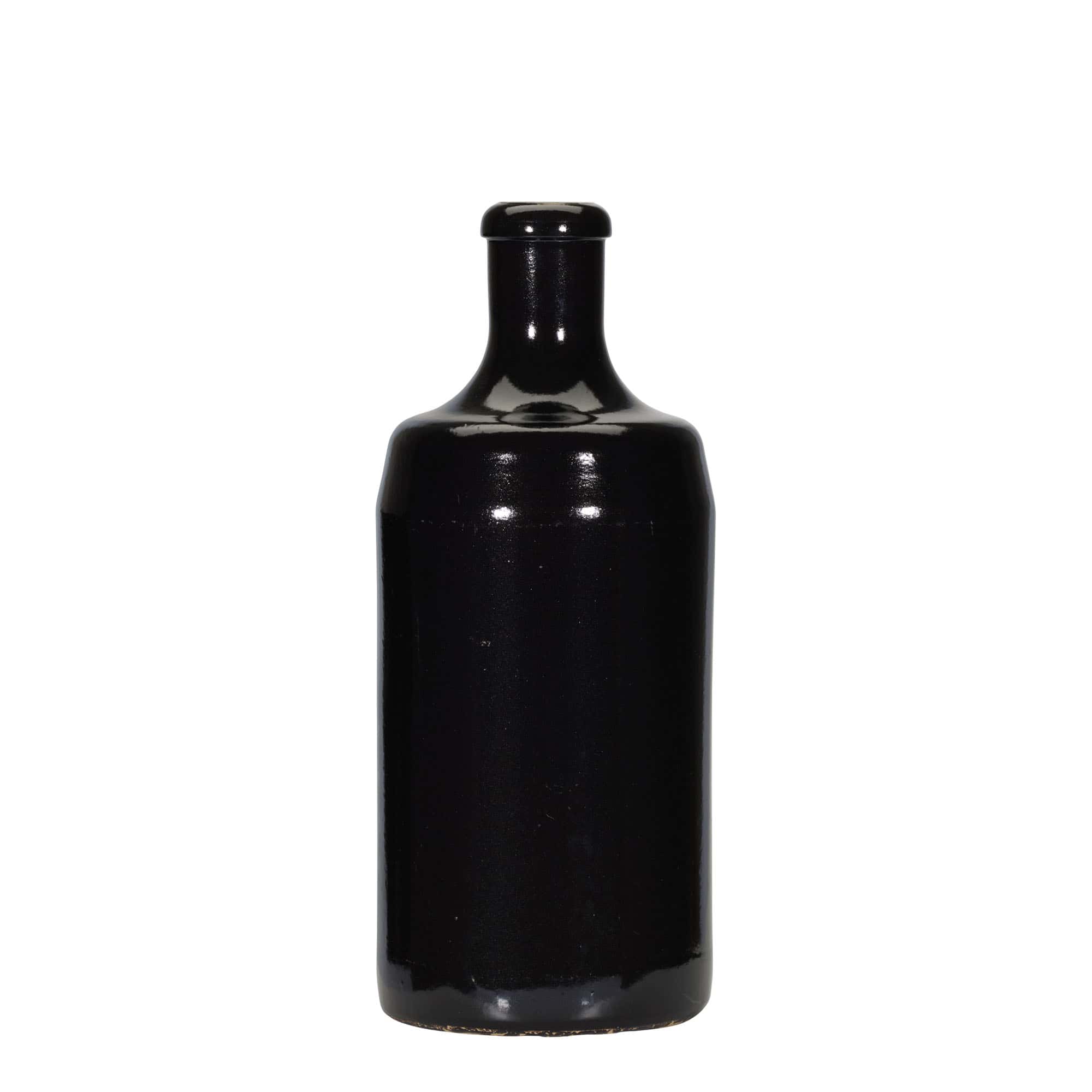 700 ml Jarro de barro 'Calvados', grés, preto, boca: Cortiça 700 ml Jarro de barro 'Calvados', grés, preto, boca: Cortiça