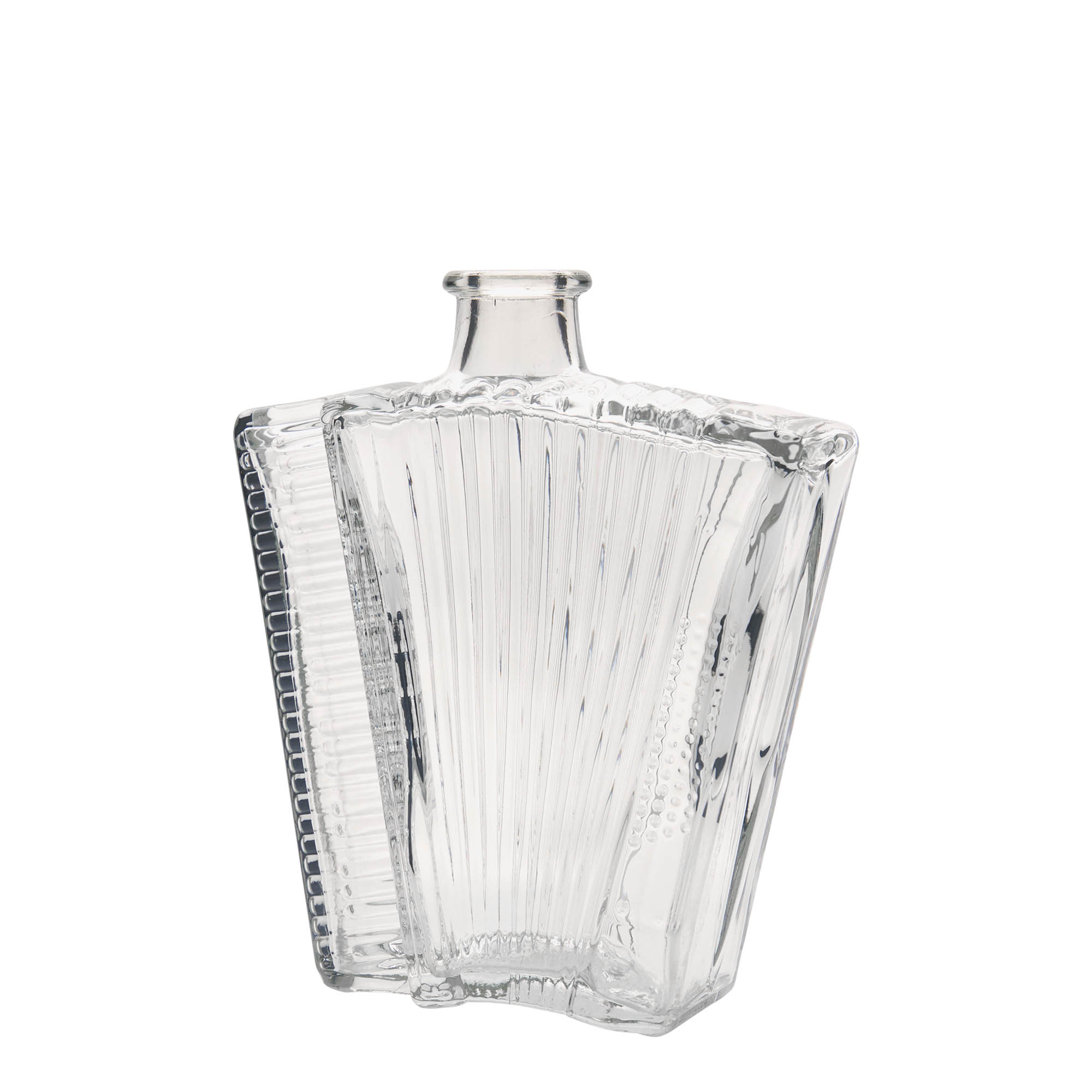 Garrafa de vidro de 500 ml 'Acordeão', gargalo: cortiça
