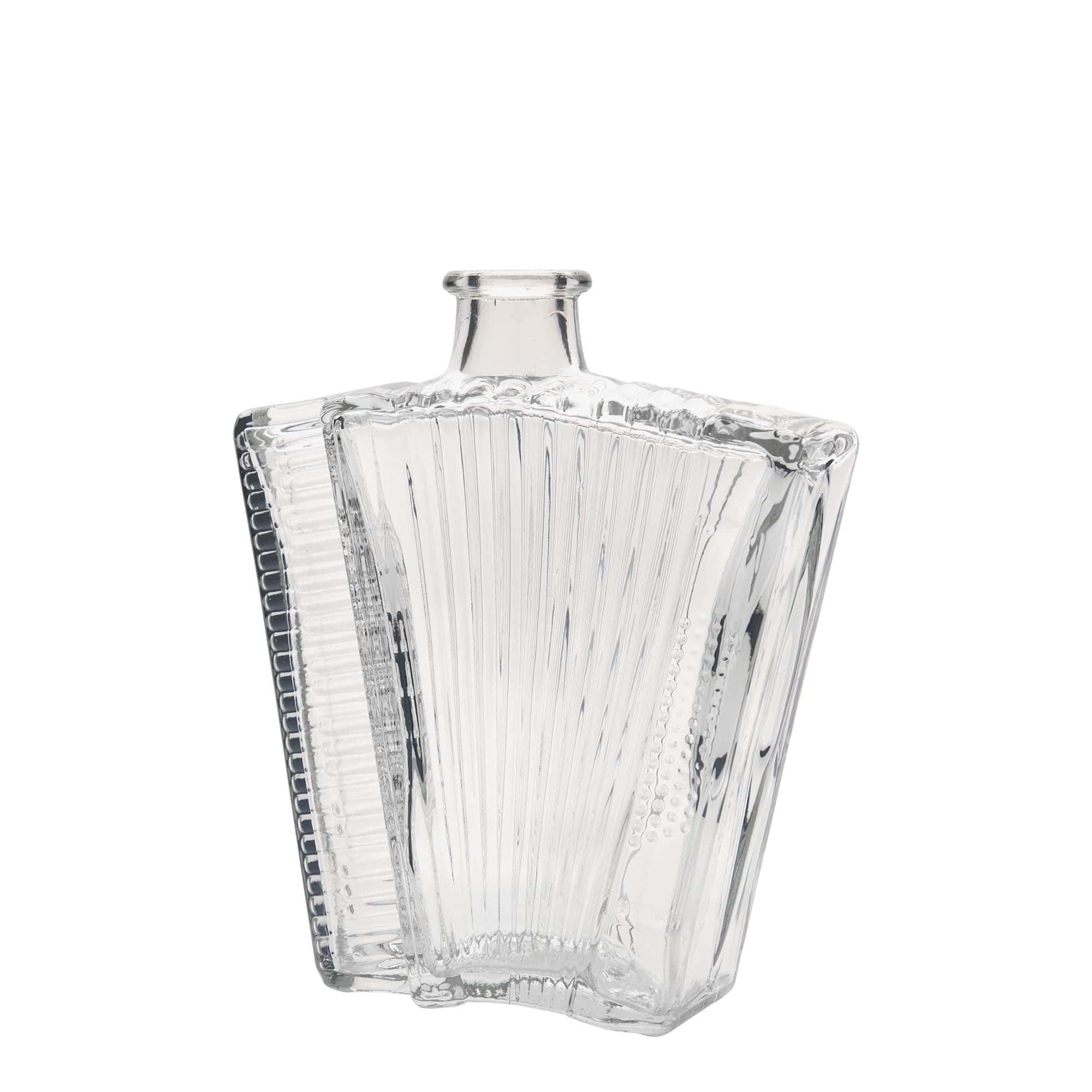 Garrafa de vidro de 500 ml 'Acordeão', gargalo: cortiça Garrafa de vidro de 500 ml 'Acordeão', gargalo: cortiça