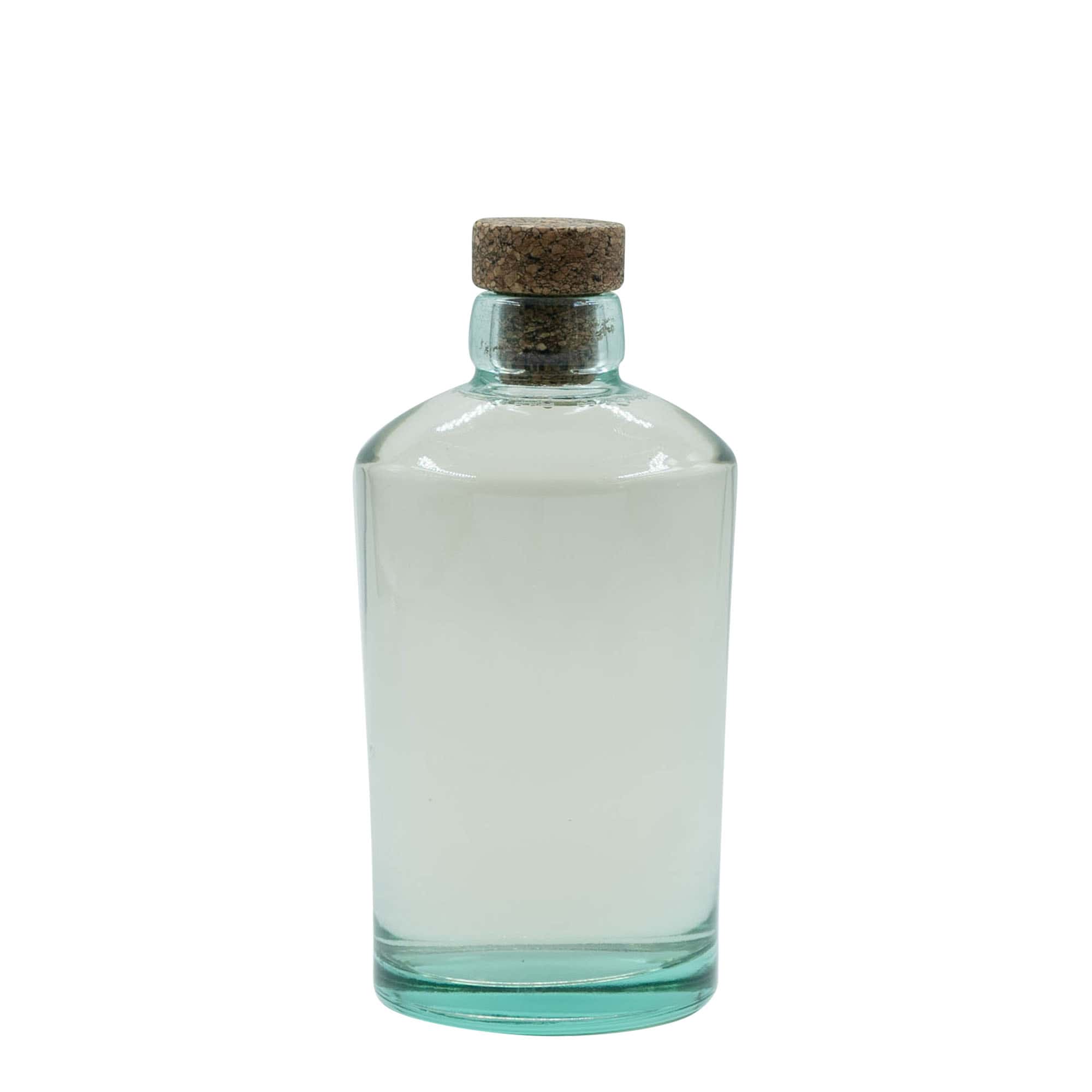 500 ml Garrafa de vidro 'Barrel', boca: Cortiça
