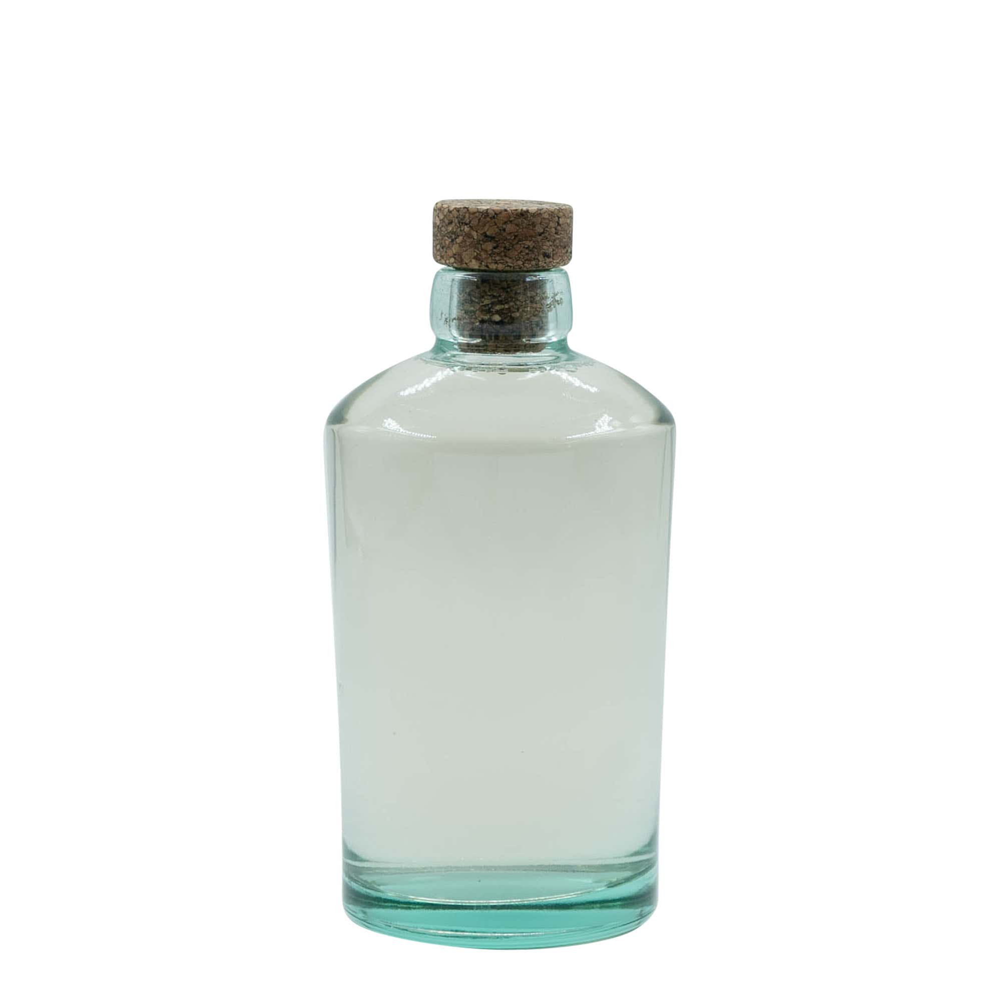 Garrafa de vidro de 500 ml 'Barrel', Boca: Cortiça
