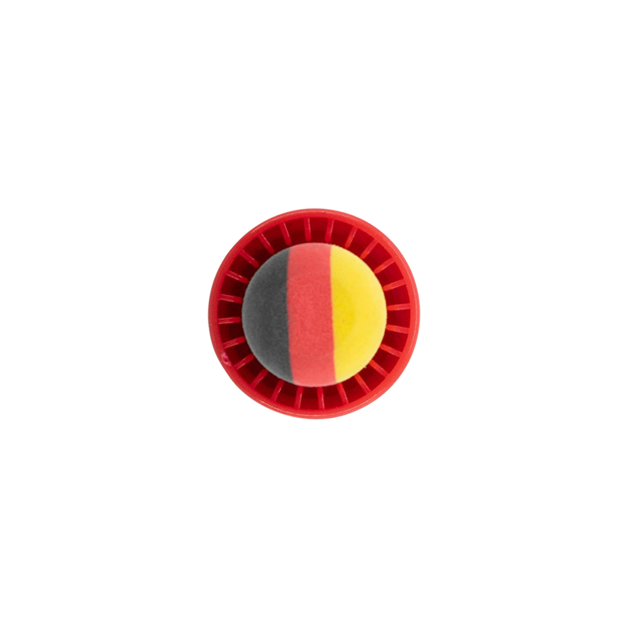 Rolha de pega 19 mm 'Alemanha', plástico, multicolorida, para boca: cortiça Rolha de pega 19 mm 'Alemanha', plástico, multicolorida, para boca: cortiça