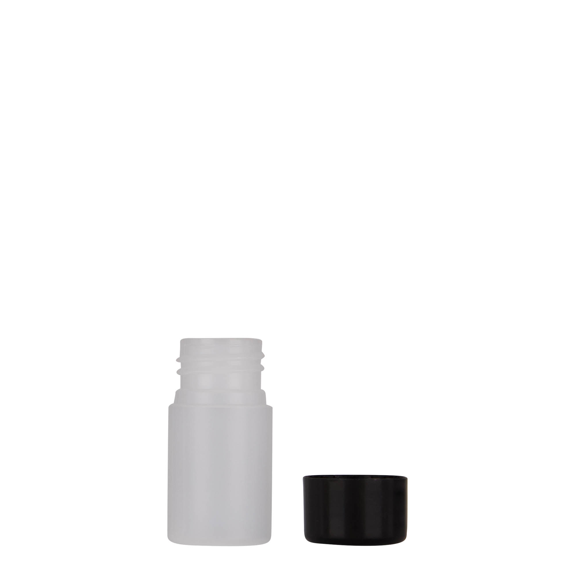 Frasco de plástico de 15 ml 'Tuffy', HDPE, natural, bocal: 24/410 Frasco de plástico de 15 ml 'Tuffy', HDPE, natural, bocal: 24/410