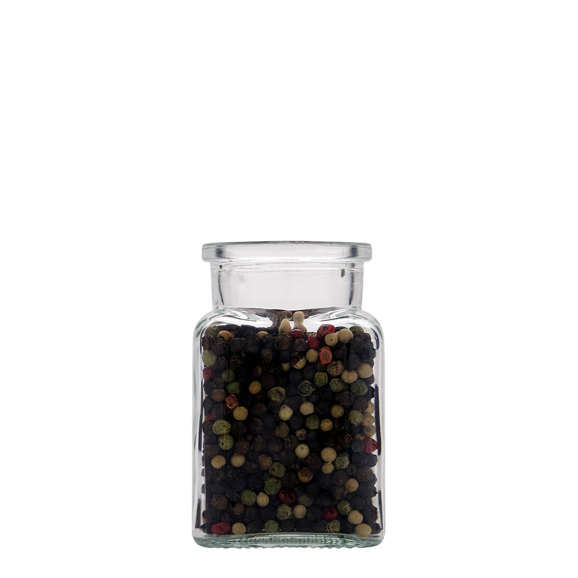 150 ml frasco de cortiça, quadrado, boca: cortiça