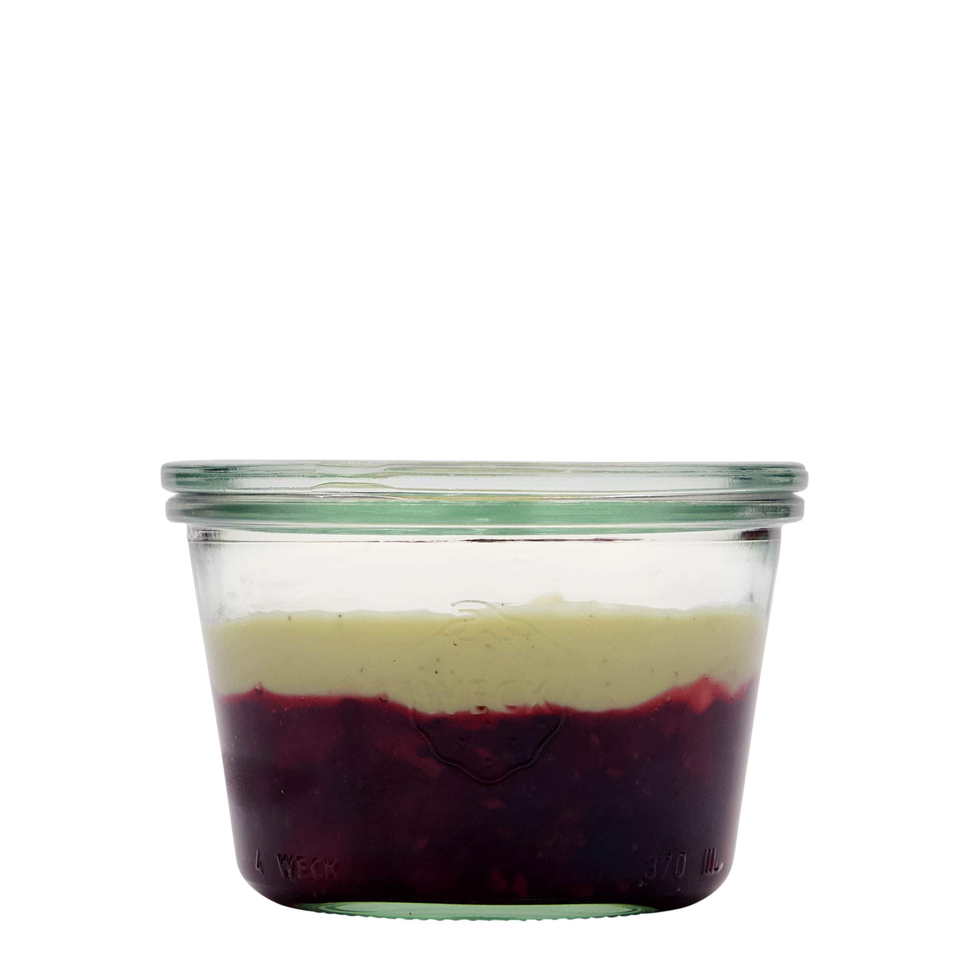 370 ml frasco WECK, boca: borda redonda