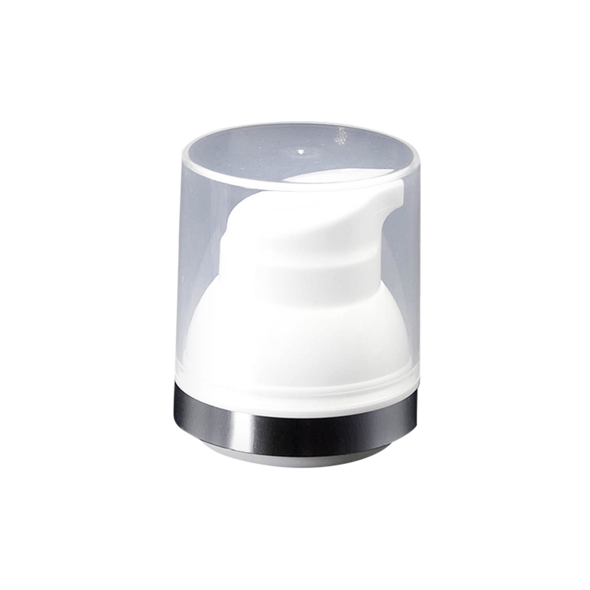 Cabeça de bomba dispensadora airless 'Mezzo', plástico PP, branco Cabeça de bomba dispensadora airless 'Mezzo', plástico PP, branco