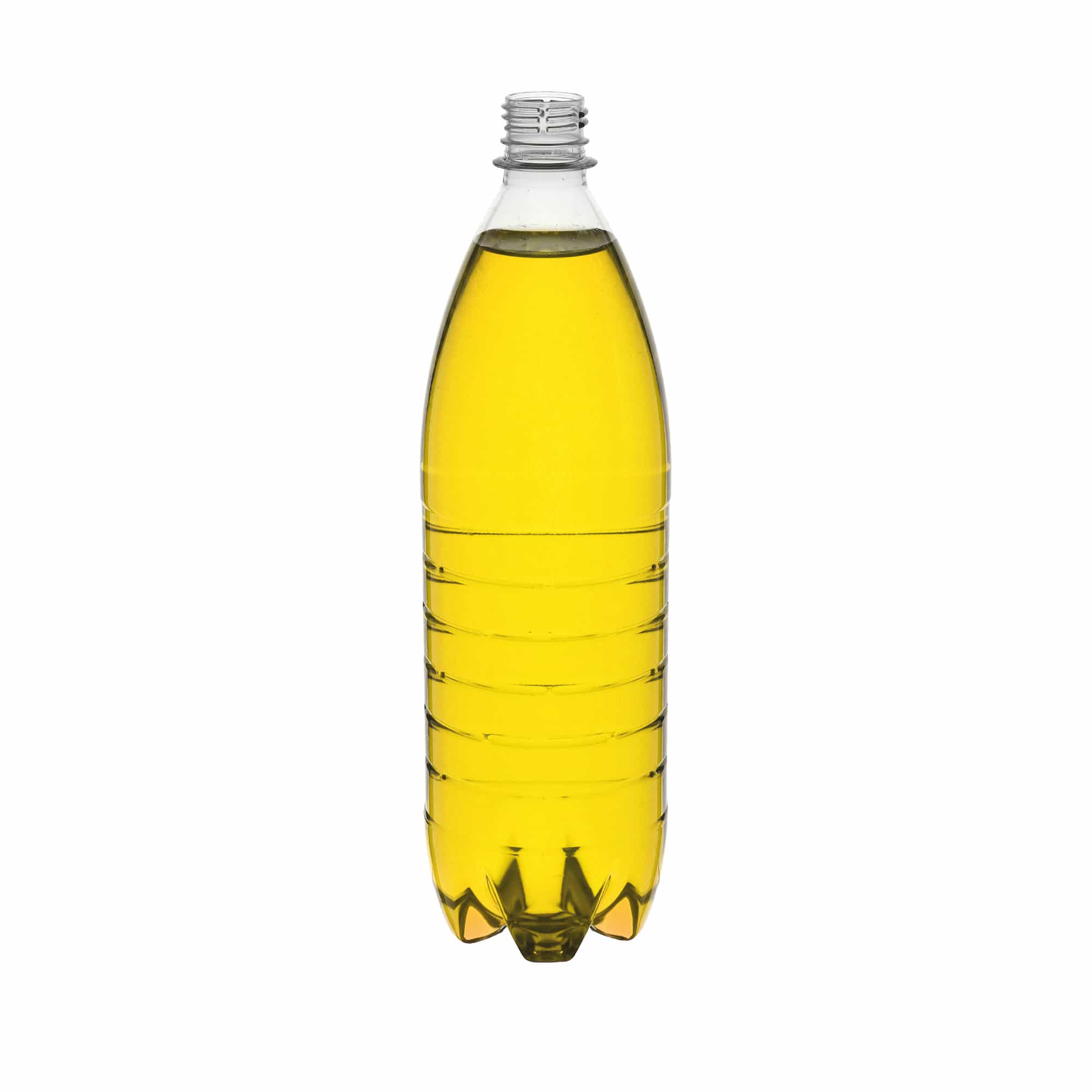 Frasco PET universal de 1000 ml, plástico, boca: PCO28 Frasco PET universal de 1000 ml, plástico, boca: PCO28