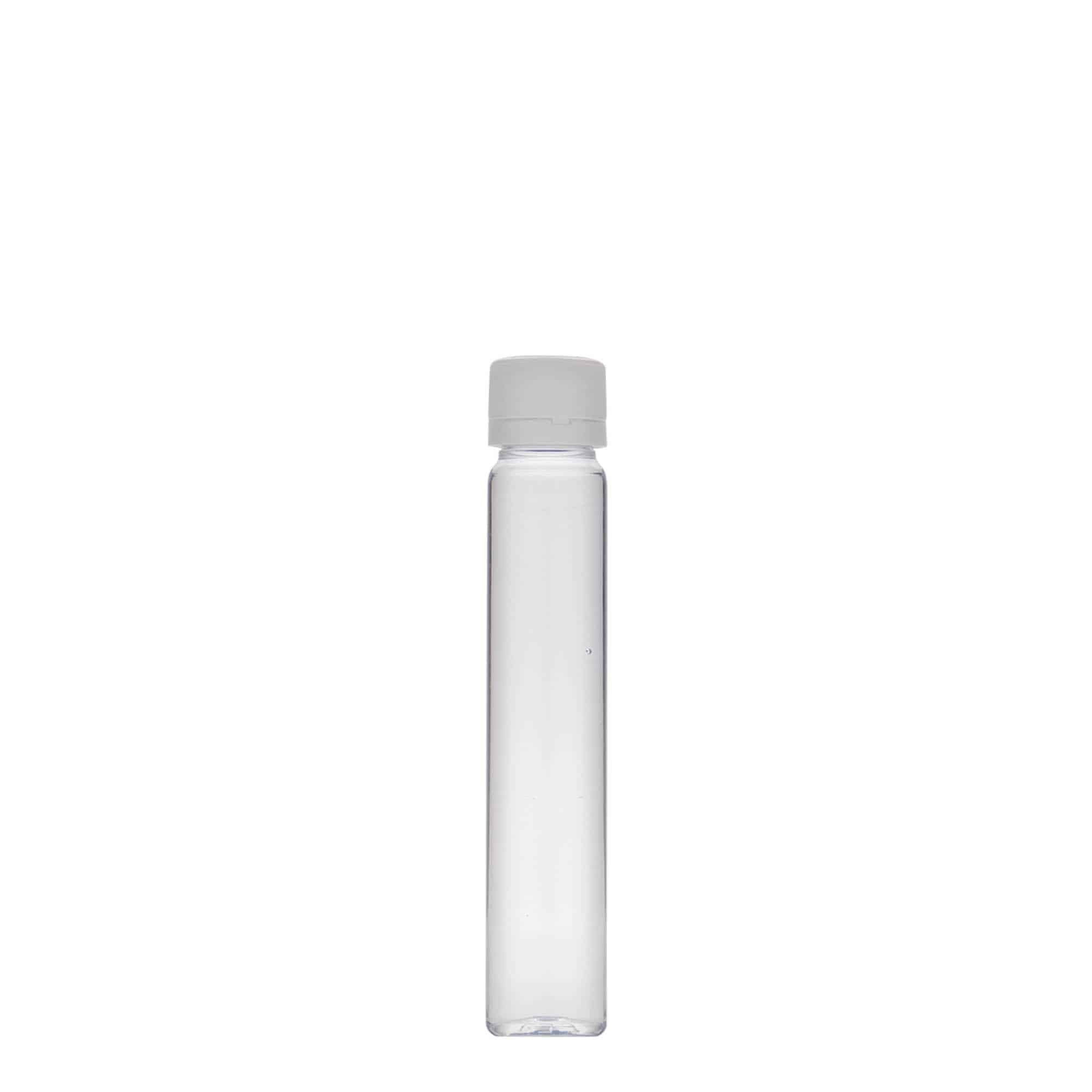 25 ml tubo PET, plástico, abertura: tampa de rosca